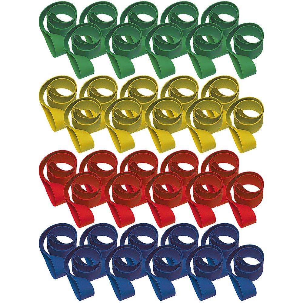 Red - Sports Directory - Plastic Team Bands (Set of 10) - 1