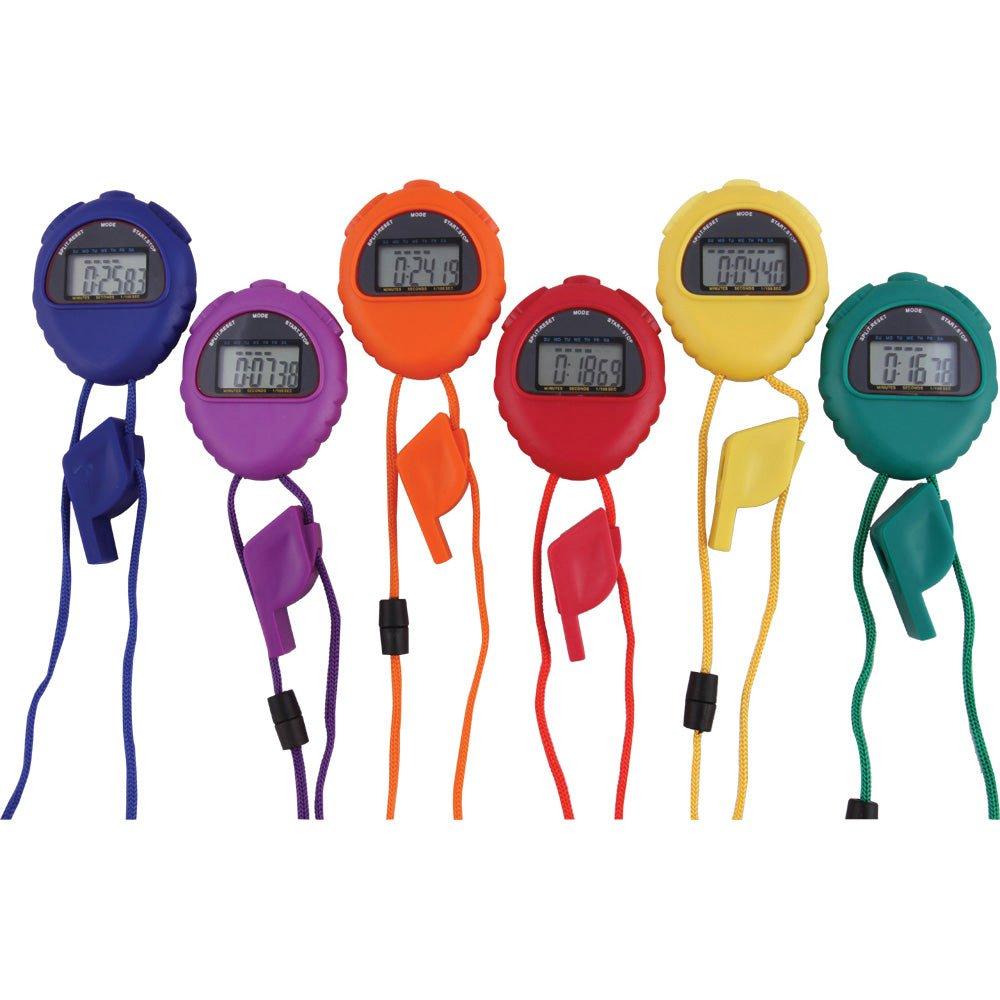Neutral - Sports Directory - Coloured Stopwatch & Whistle Pack - 2