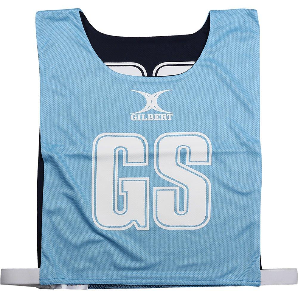 Red/Navy - Gilbert - Reversible Netball Bibs - 5