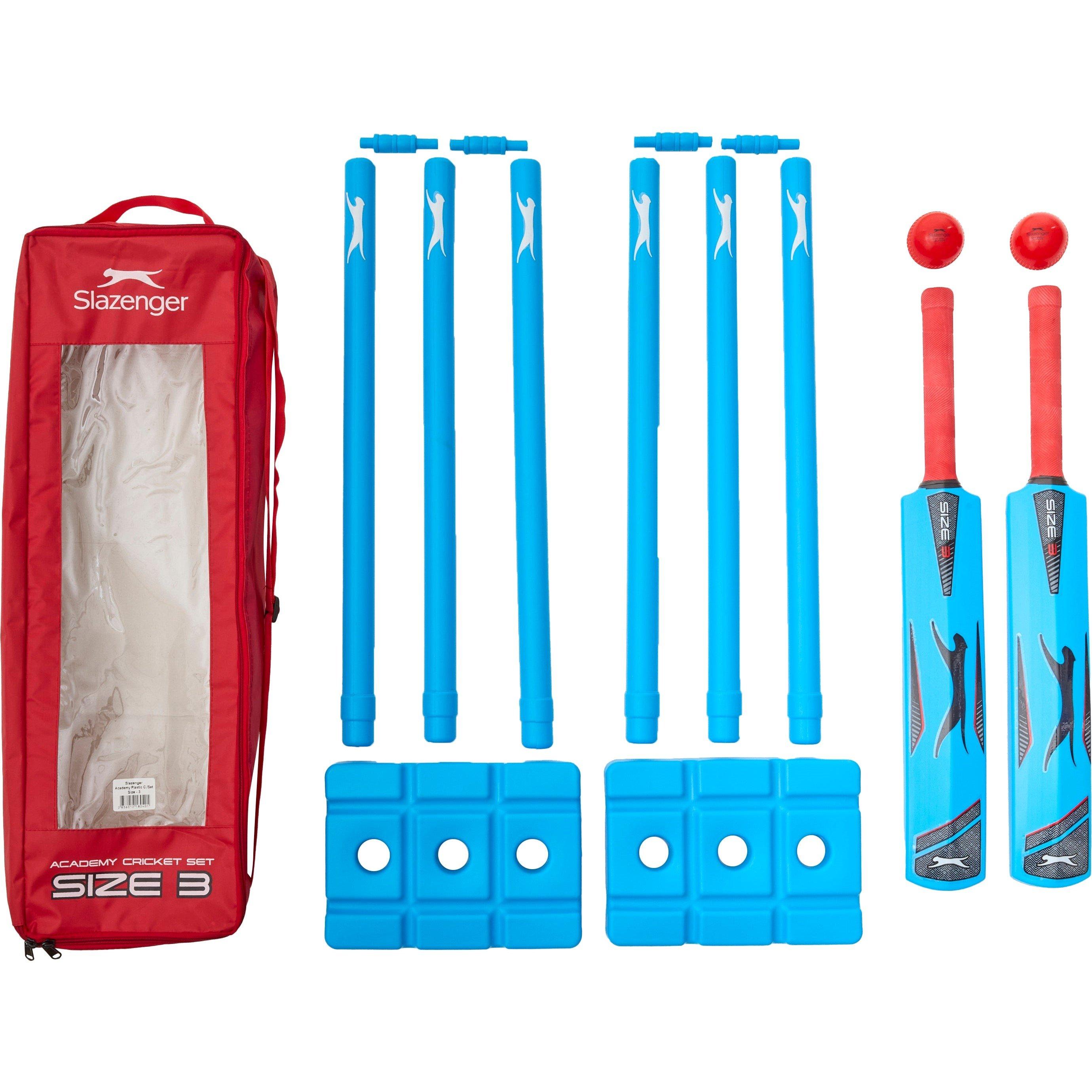 Neutral - Slazenger - Slazenger Academy Plastic Cricket Set - 6
