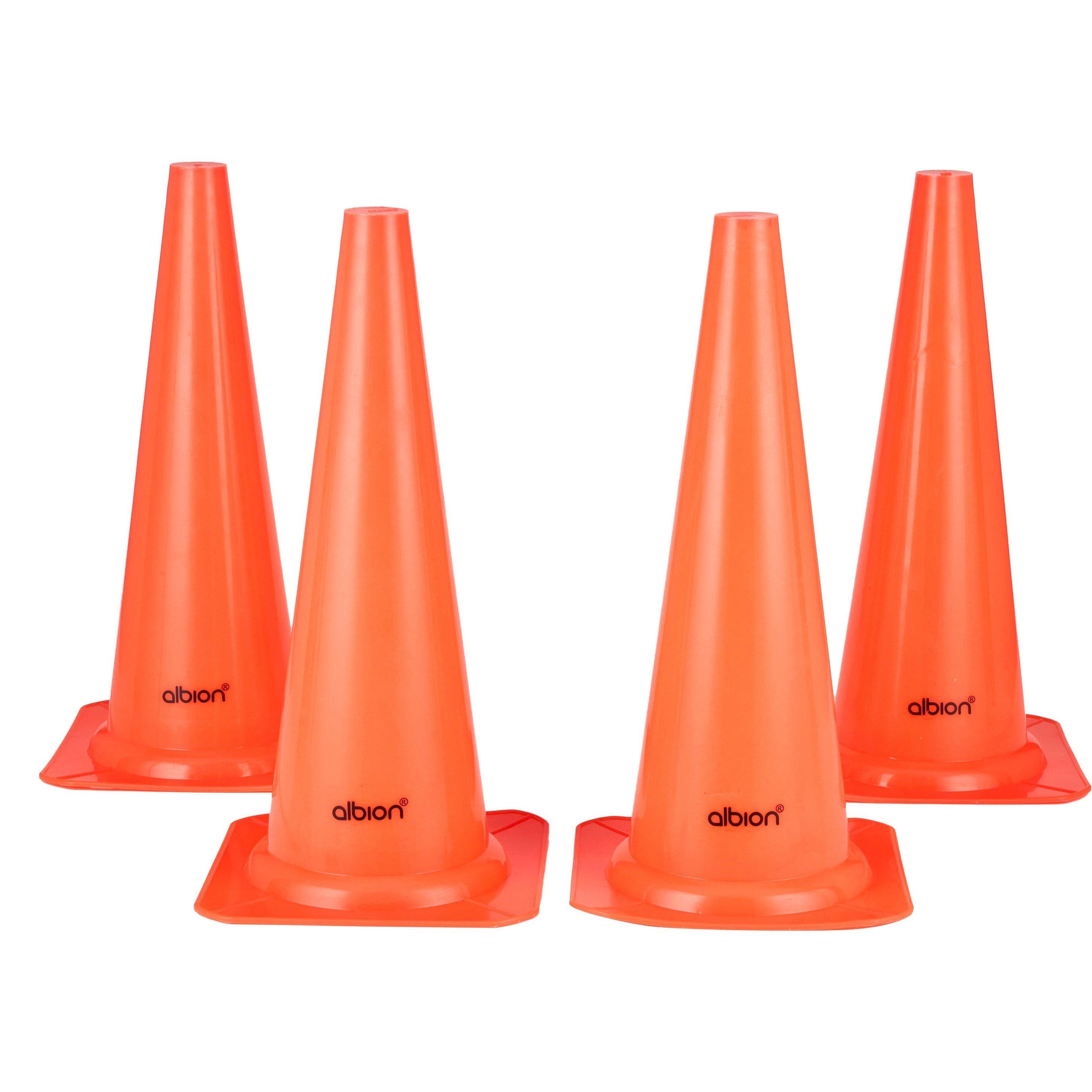 Albion  Training Traffic Cones (Set Of 4) - Neutral - 15in