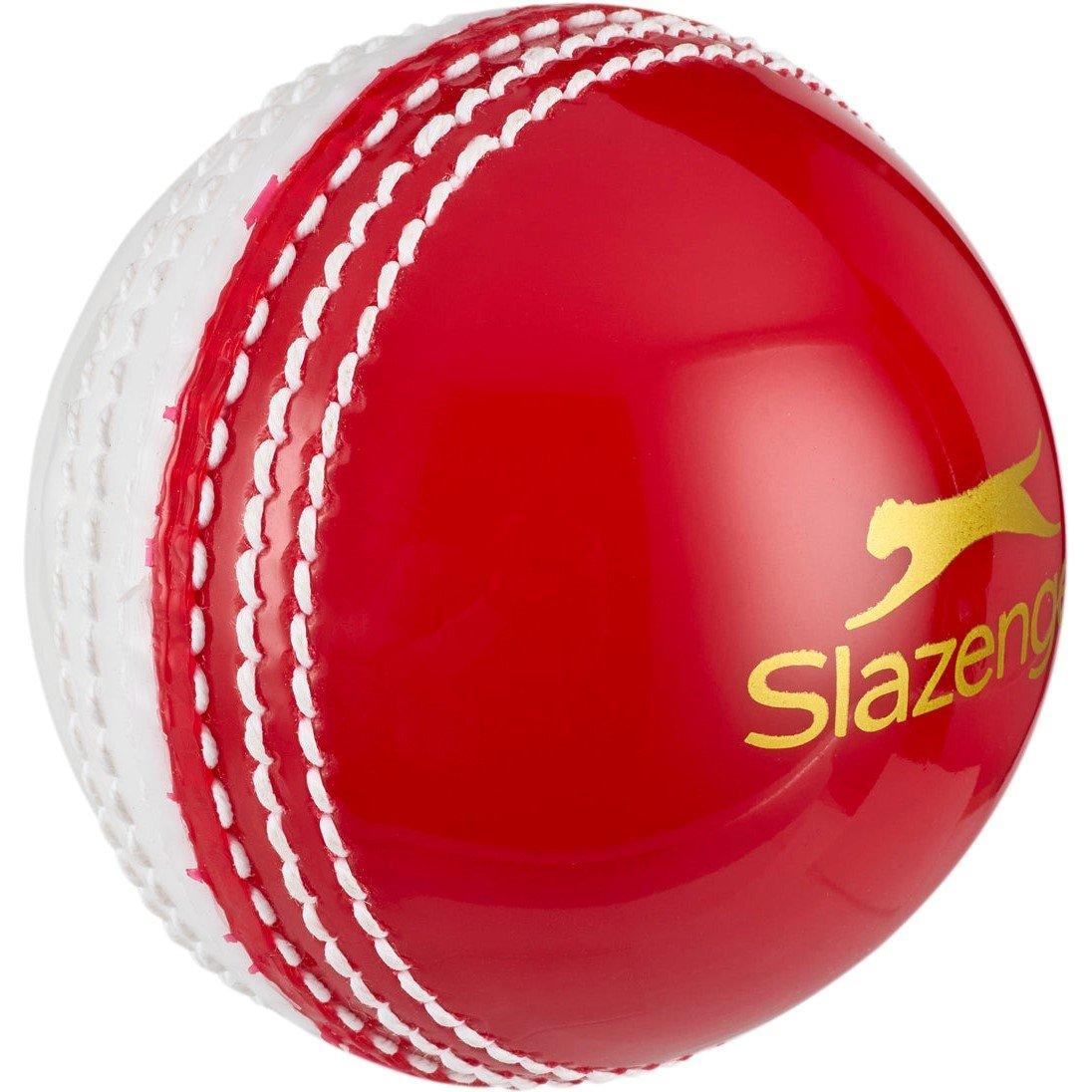 Slazenger  Training Cricket Ball - Red/White - Junior