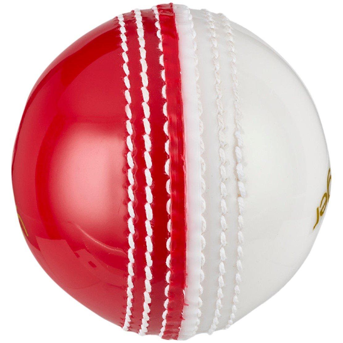 Red/White - Slazenger - Slazenger Training Cricket Ball - 4