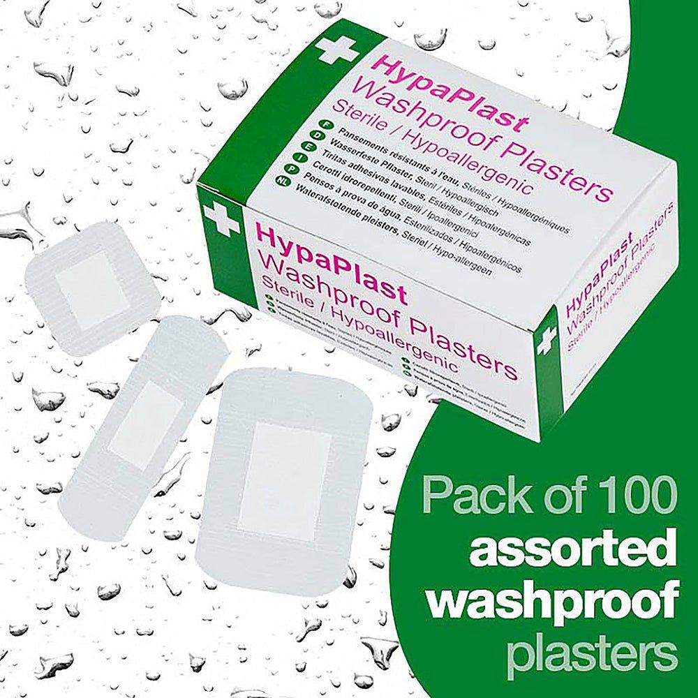 Neutral - Sports Directory - 100 Assorted Clear Washproof Plasters - 2