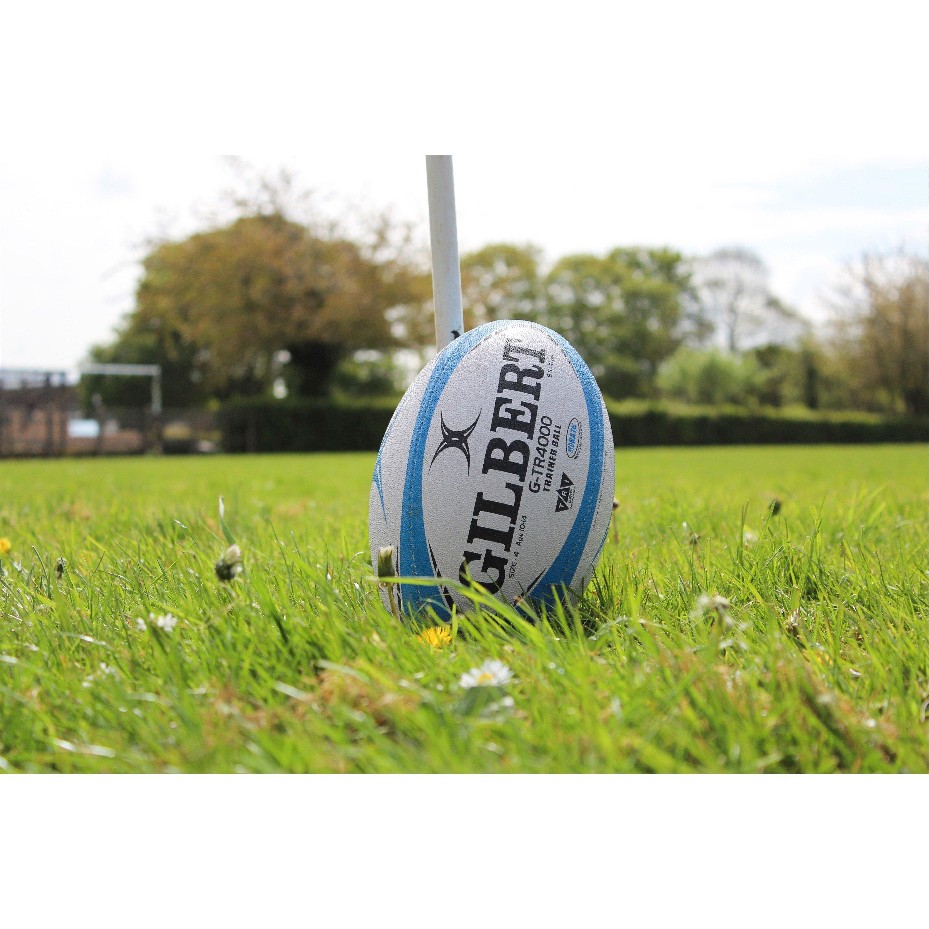 White - Gilbert - Gilbert G-TR4000 Trainer Rugby Ball White - 2