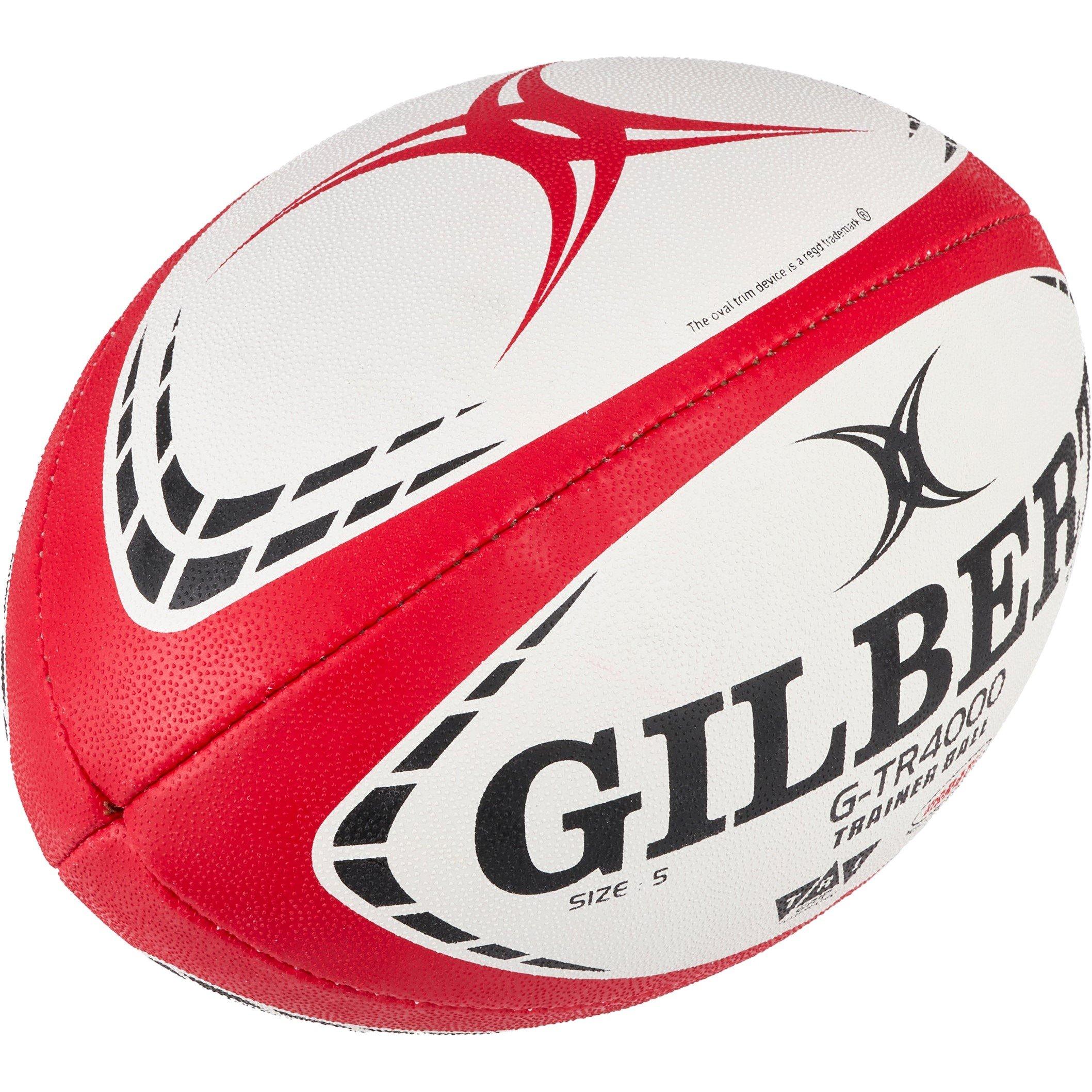 White - Gilbert - Gilbert G-TR4000 Trainer Rugby Ball White - 14