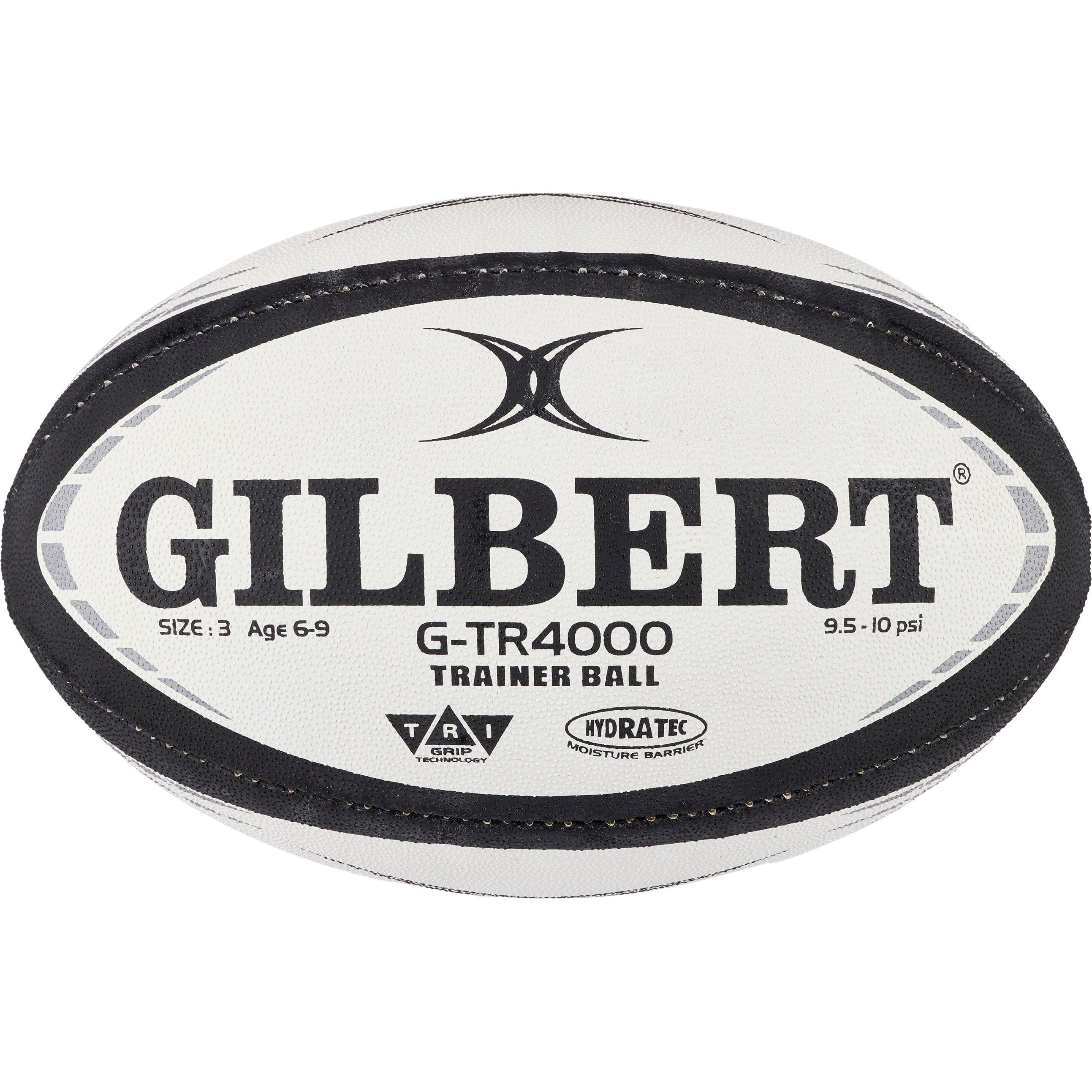 White - Gilbert - Gilbert G-TR4000 Trainer Rugby Ball White - 3