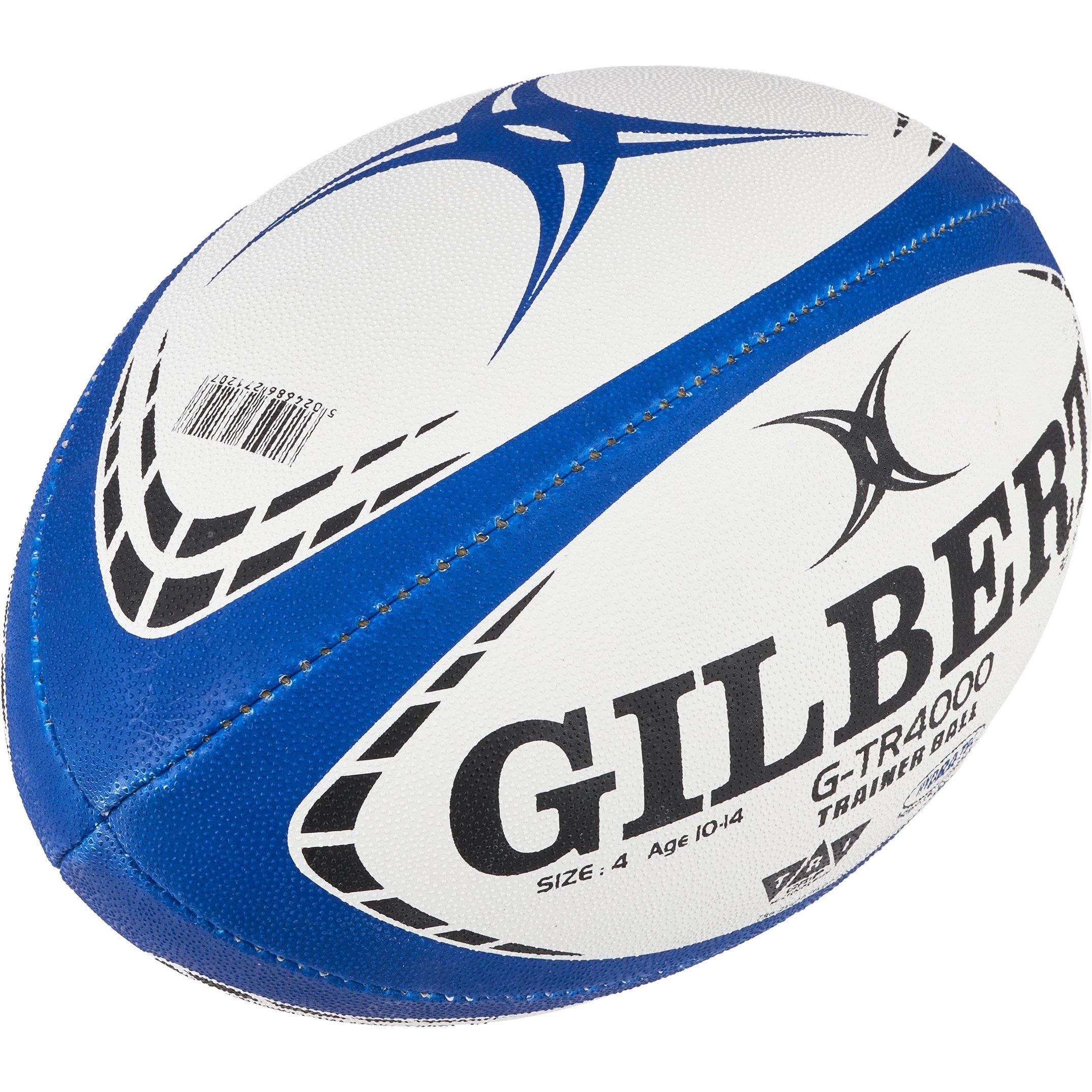 White - Gilbert - Gilbert G-TR4000 Trainer Rugby Ball White - 10