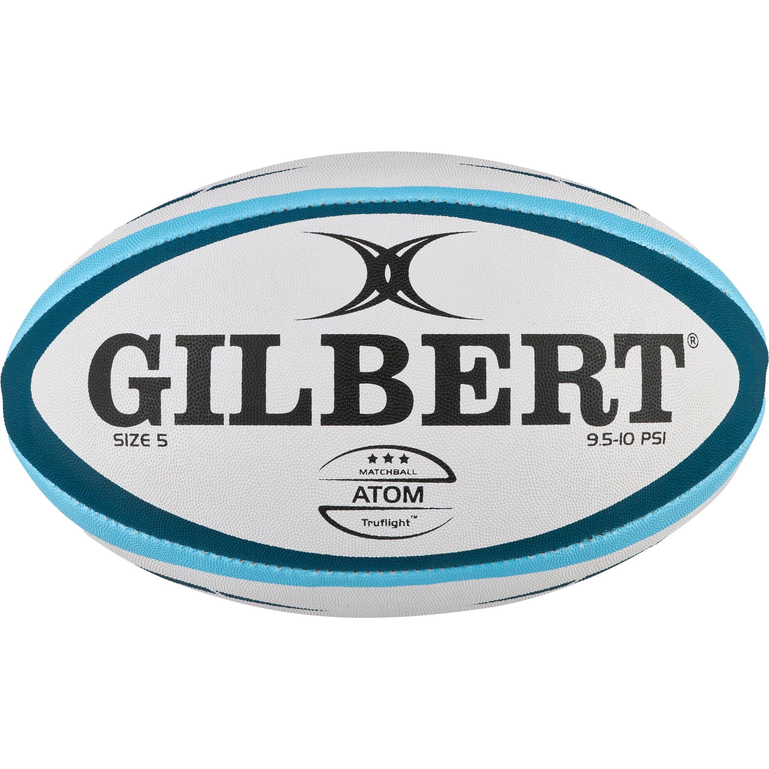 Gilbert  Atom Rugby Ball - Neutral - Size 5