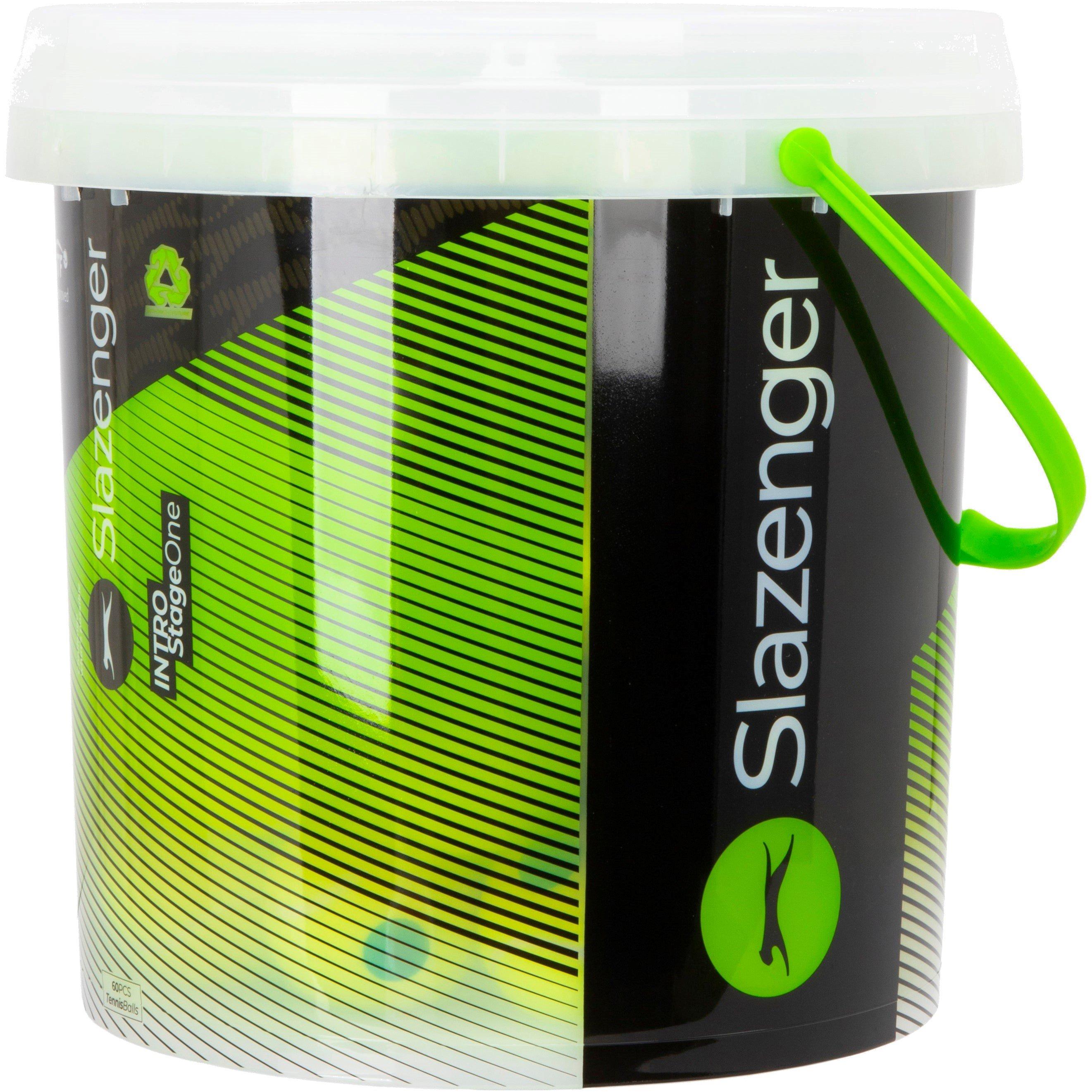 Neutral - Slazenger - Slazenger Intro Tennis Green Bucket (60 Balls) - 3