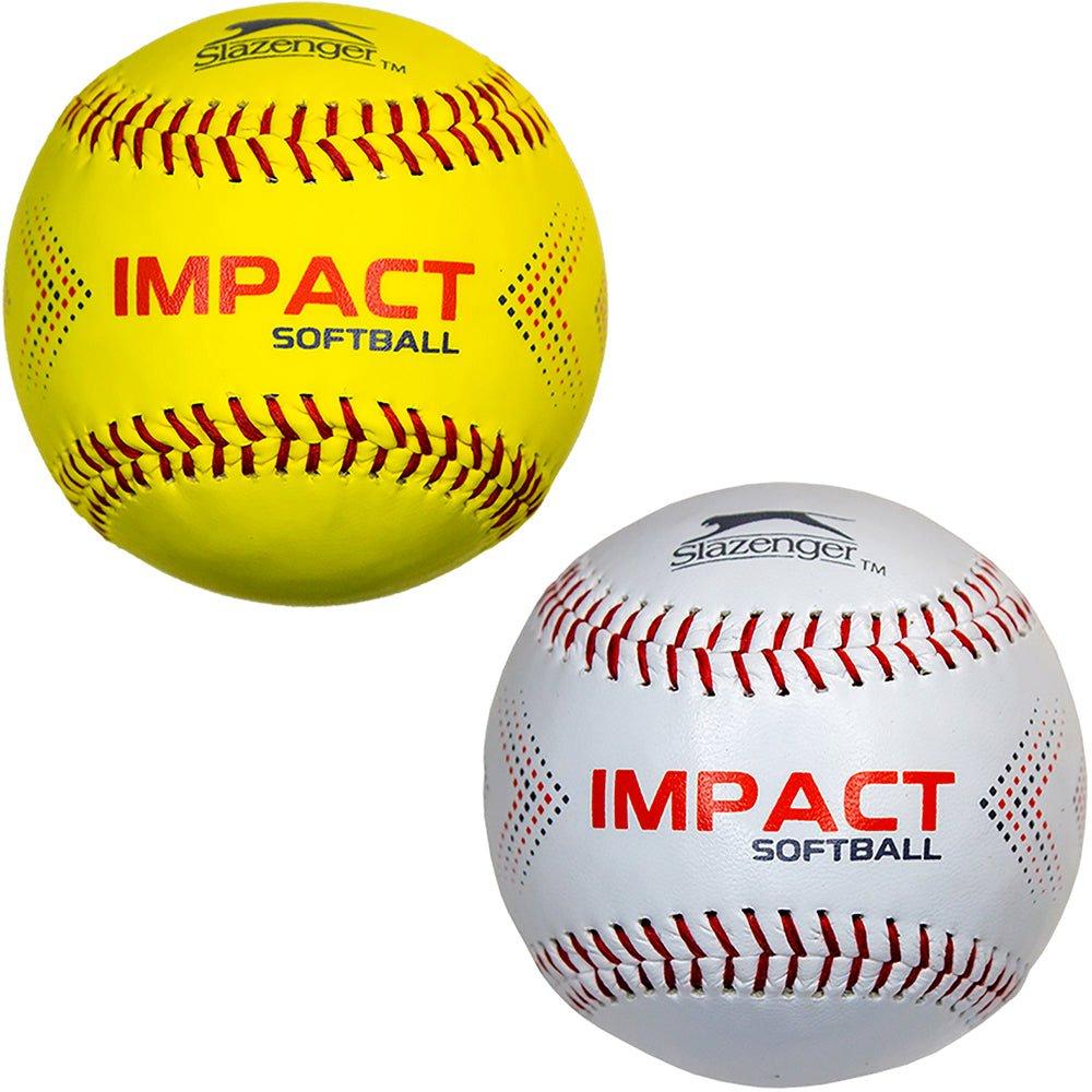 White - Slazenger - Impact Hardcore Softball - 2