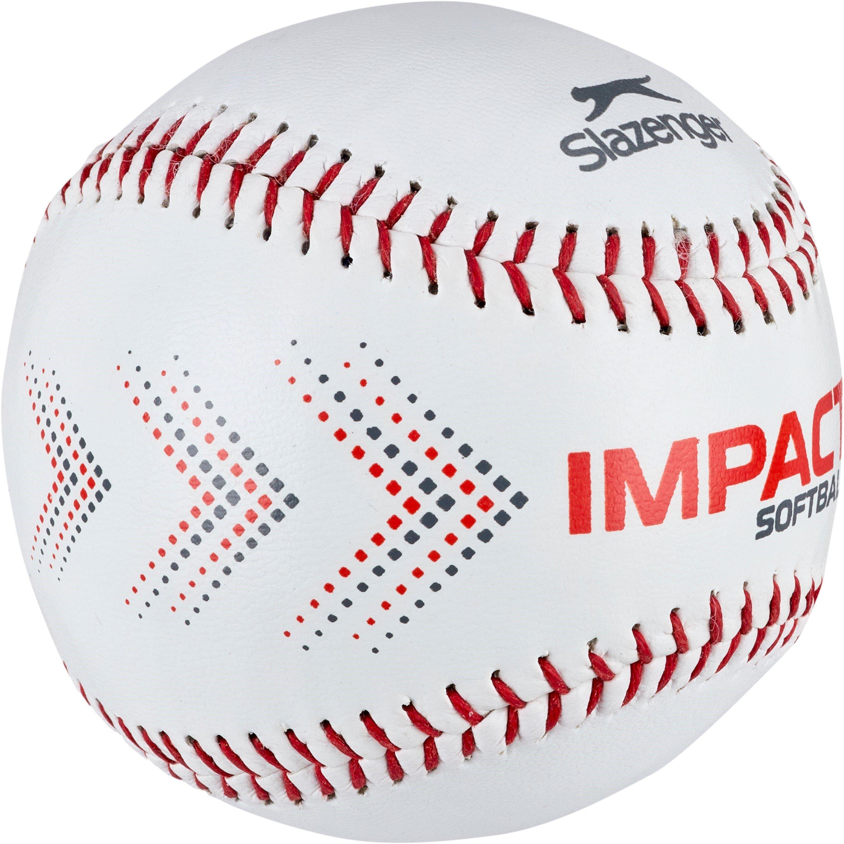 White - Slazenger - Impact Hardcore Softball - 5