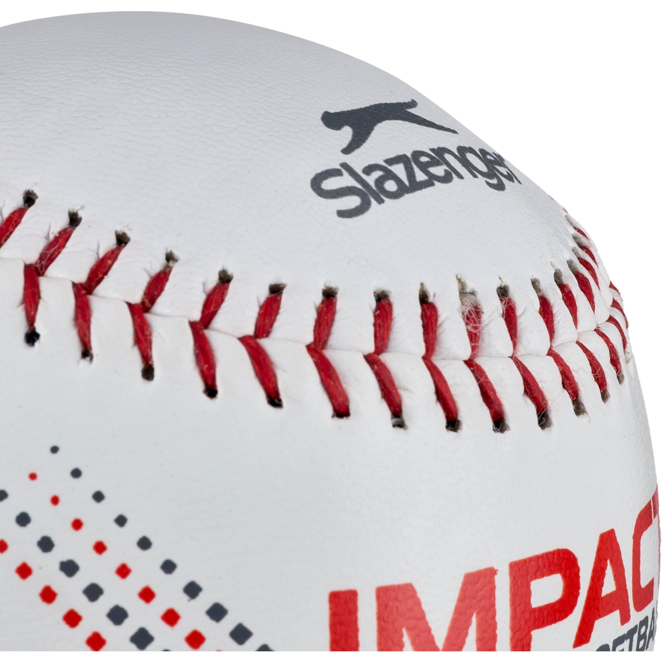 White - Slazenger - Impact Hardcore Softball - 6