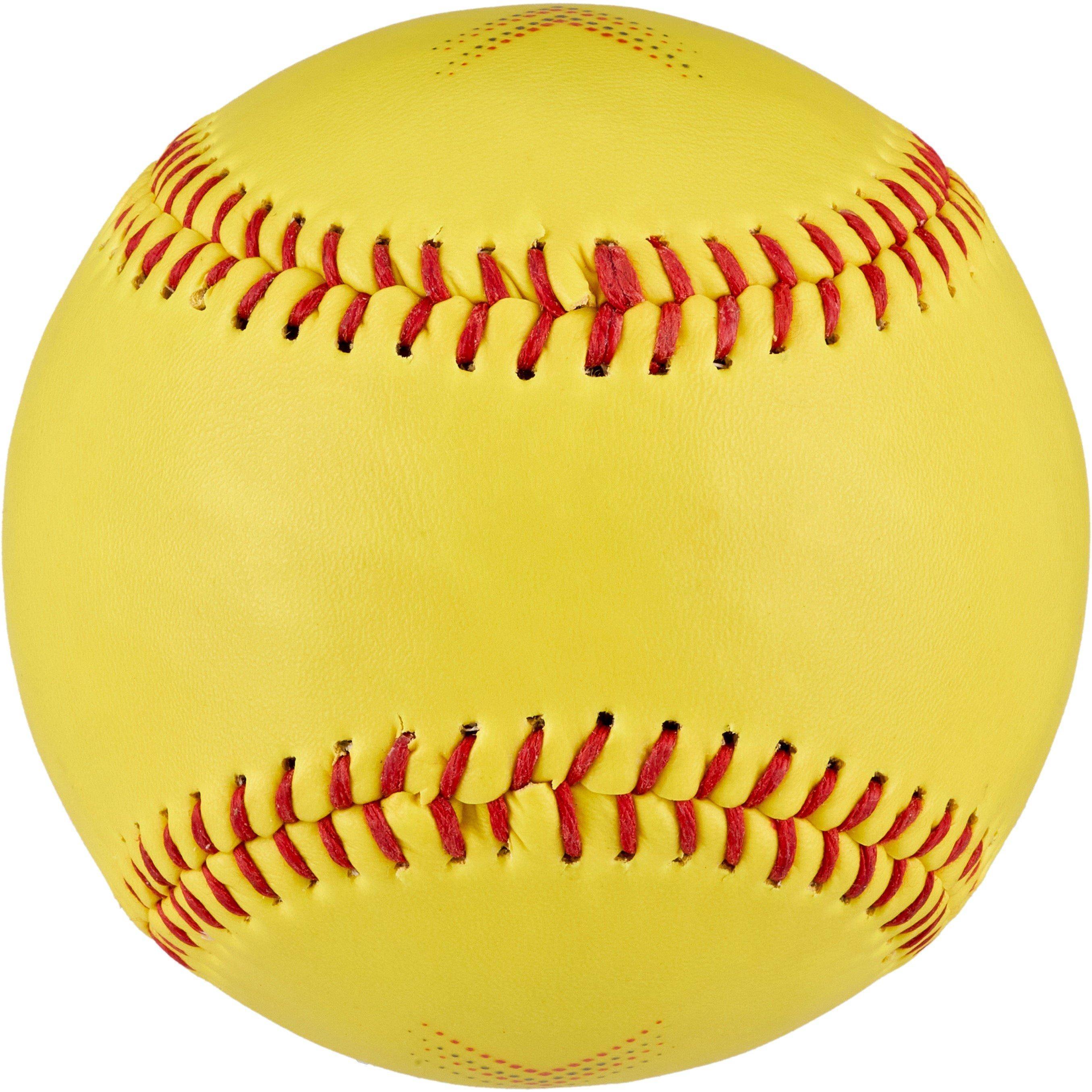 White - Slazenger - Impact Hardcore Softball - 8
