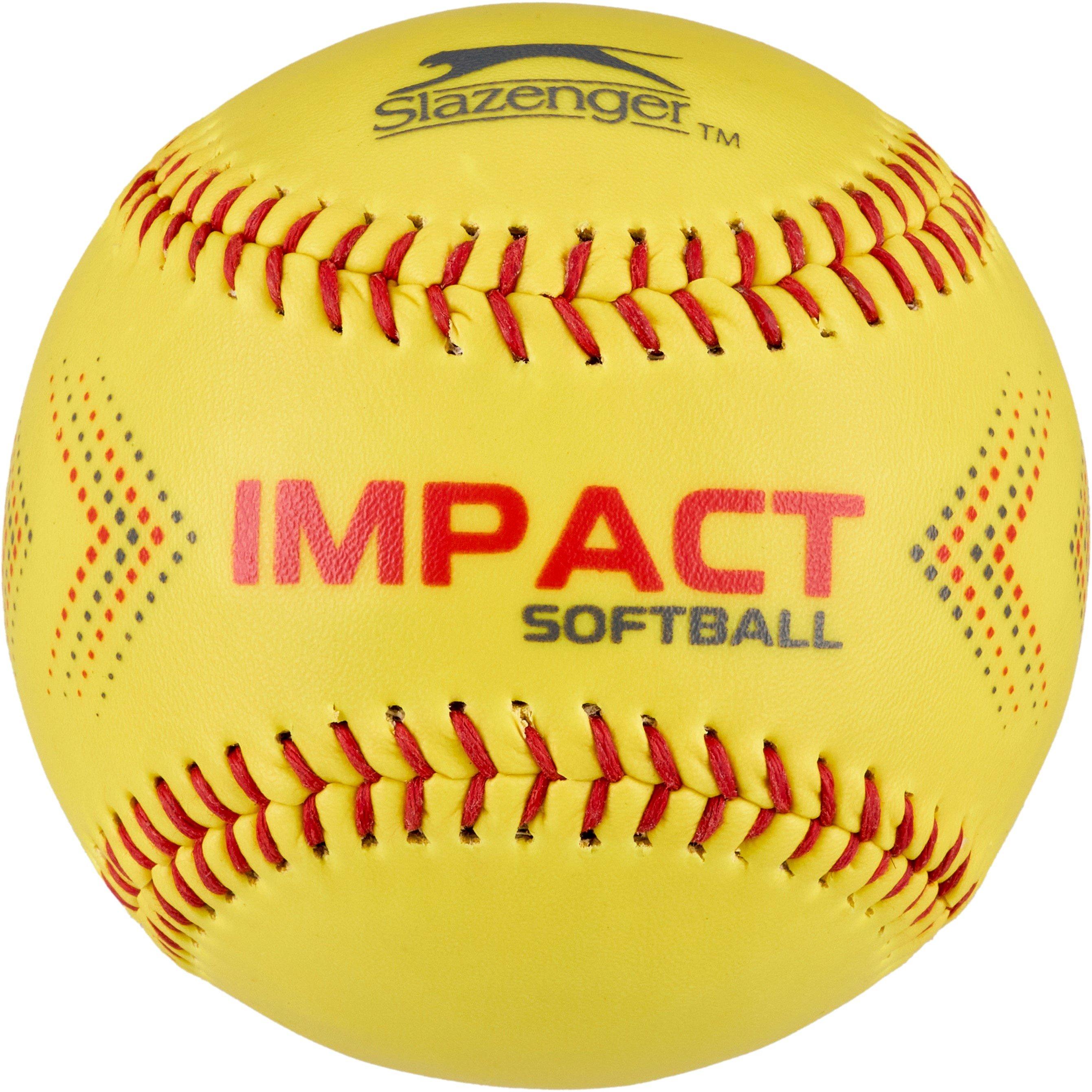 Yellow - Slazenger - Slazenger Impact Hardcore Softball - 1