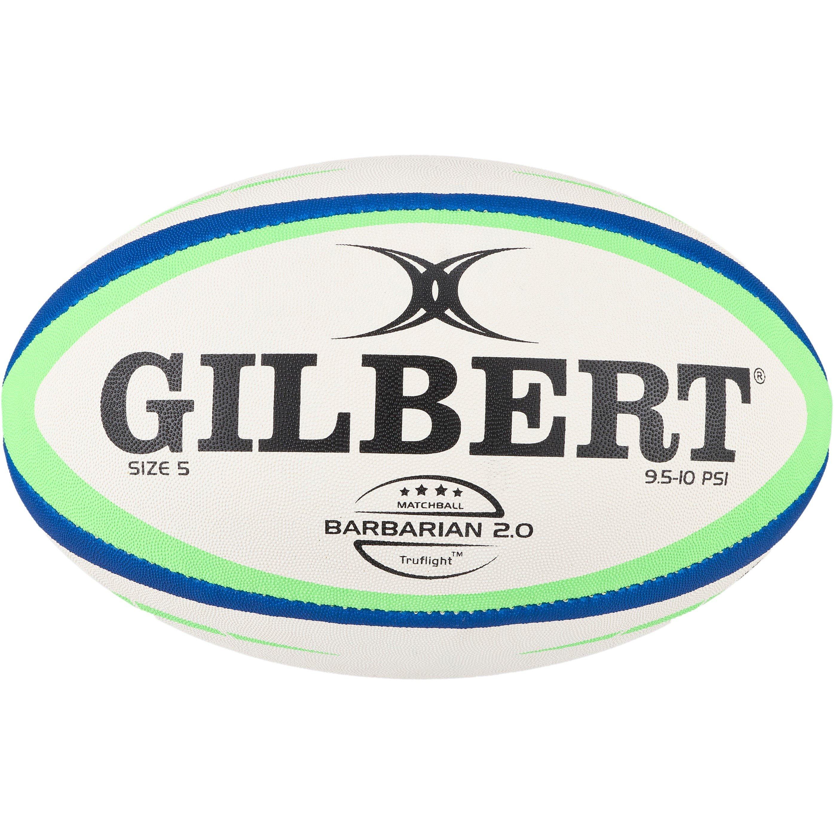 Gilbert  Barbarian 2.0 Rugby Ball - Neutral - Size 5