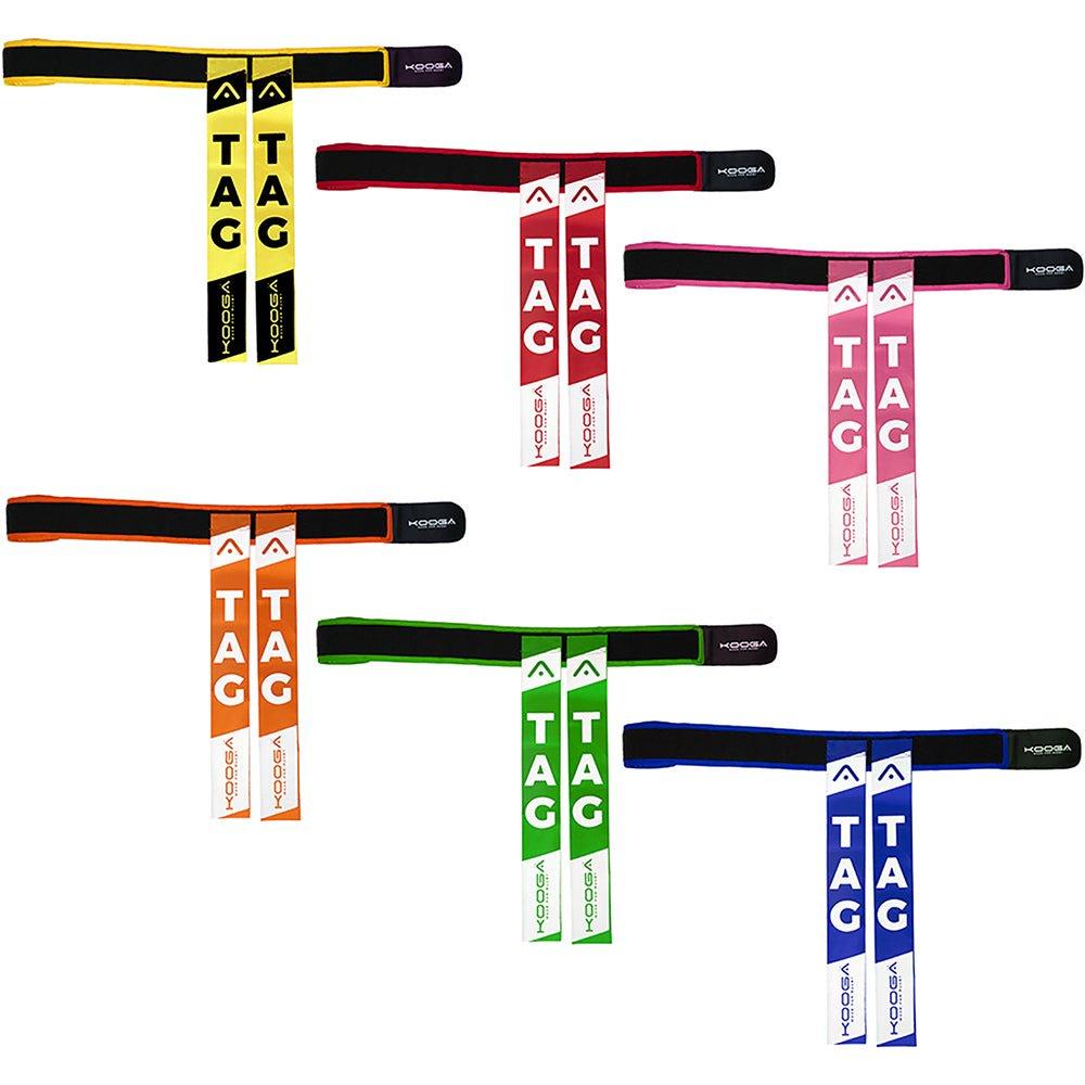 Pink - KooGa - Rugby Tag Belts (10 belts - 20 Tags) - 2