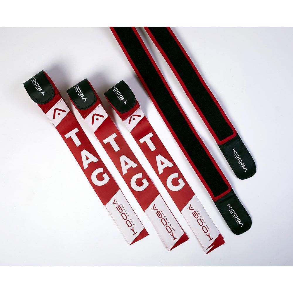 Pink - KooGa - Rugby Tag Belts (10 belts - 20 Tags) - 12