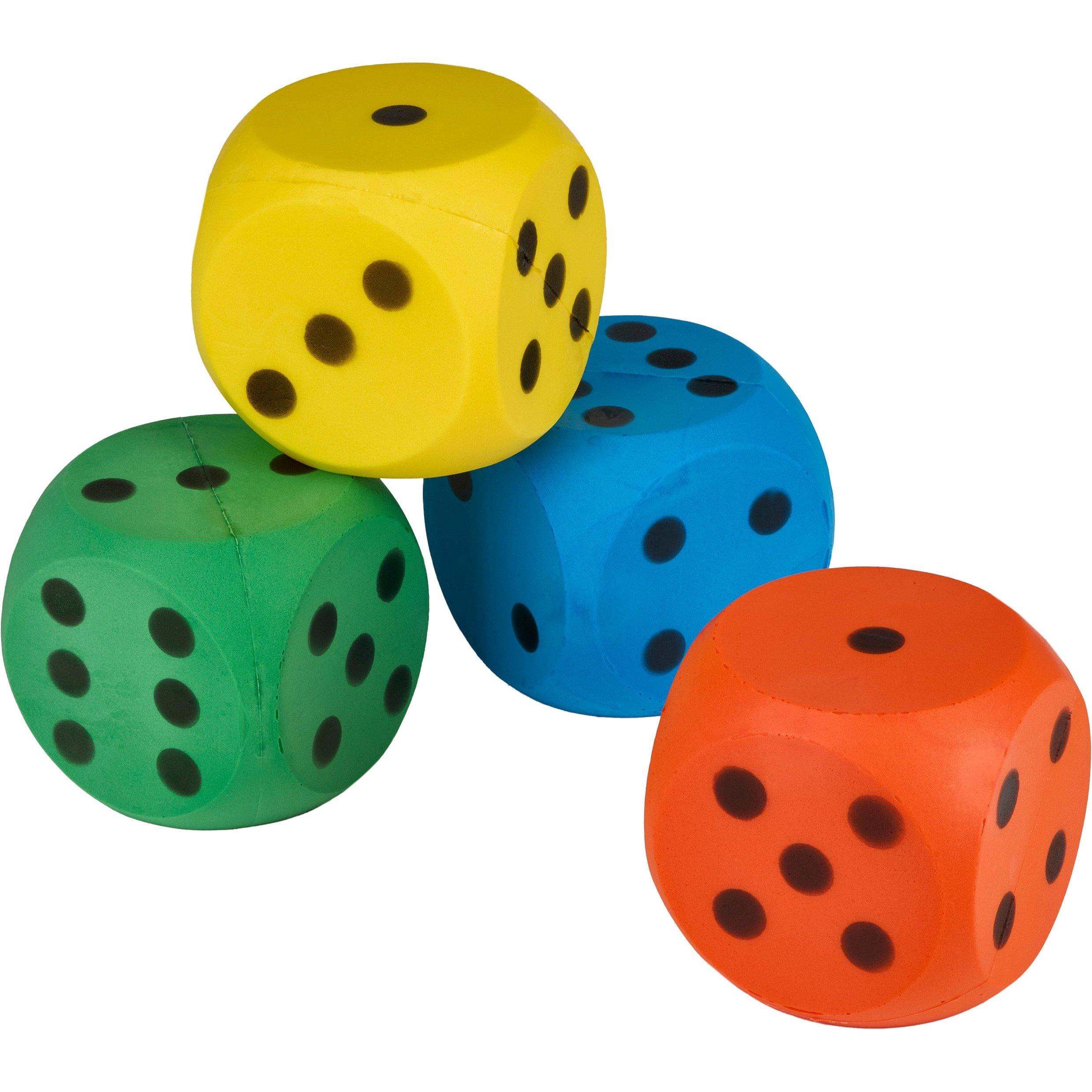 Sports Directory Soft Foam Dice (Set of 4)