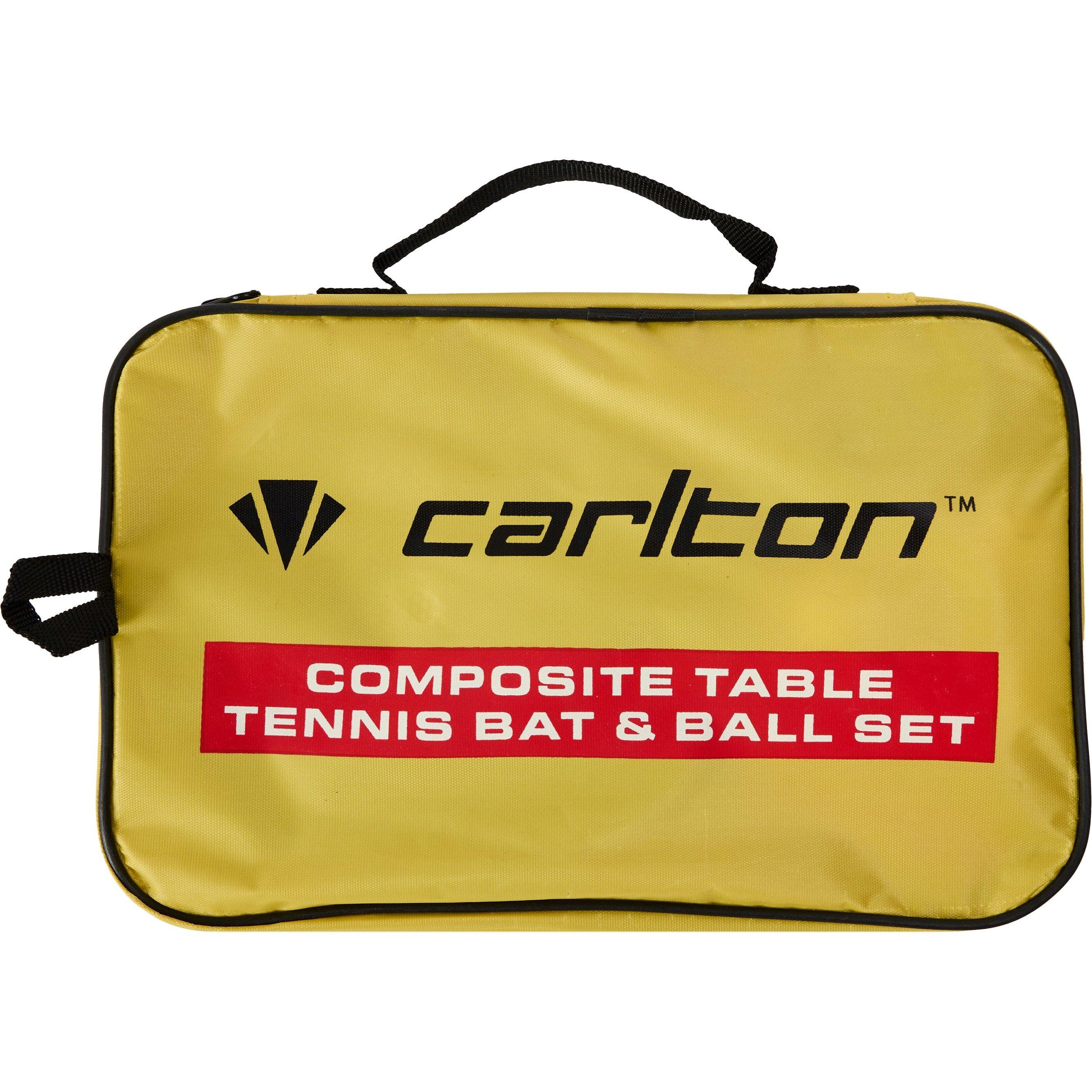 Neutral - Carlton - Carlton Composite Table Tennis Bat & Ball Set - 3