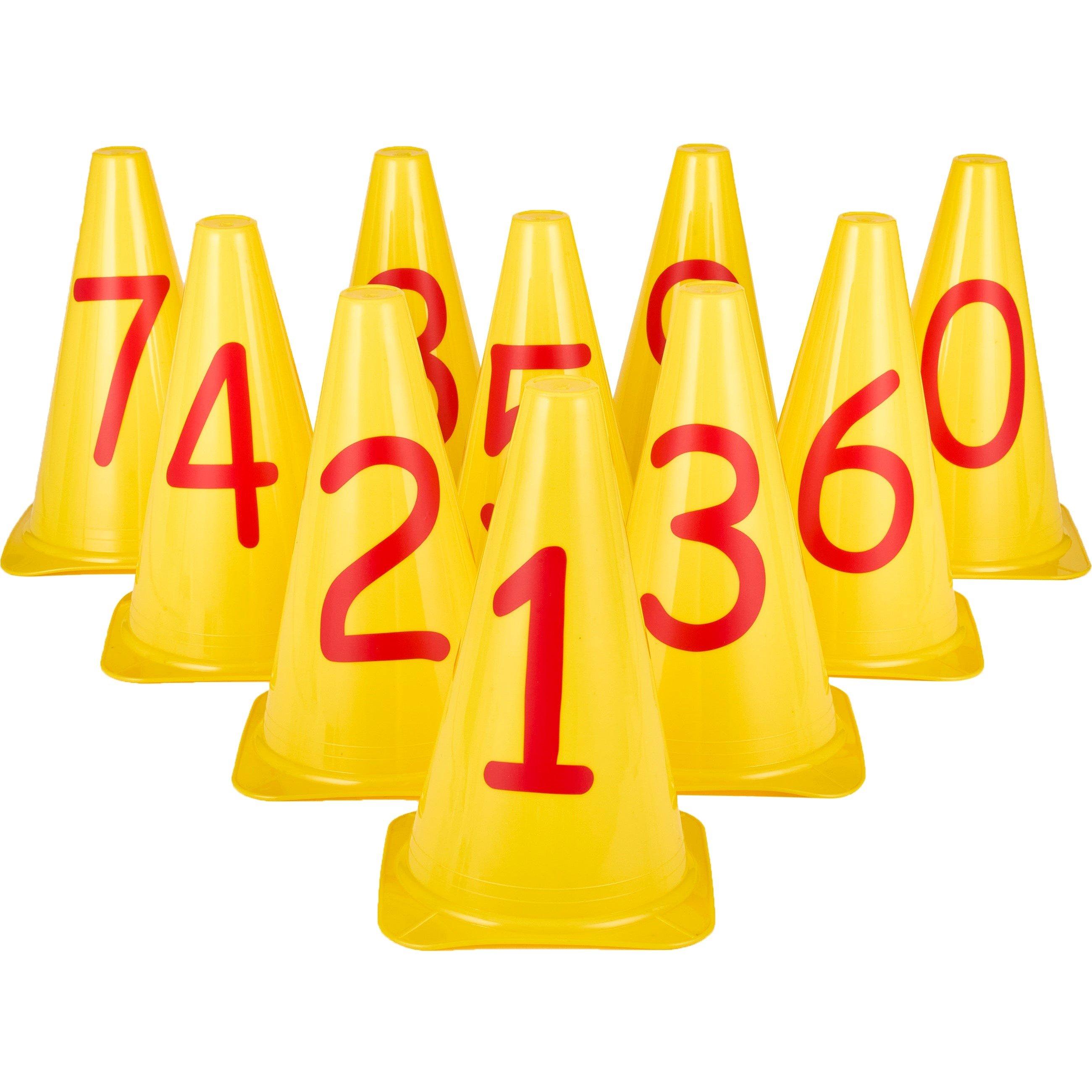 Neutral - Sports Directory - Numbered Cones (Set of 10) - 1