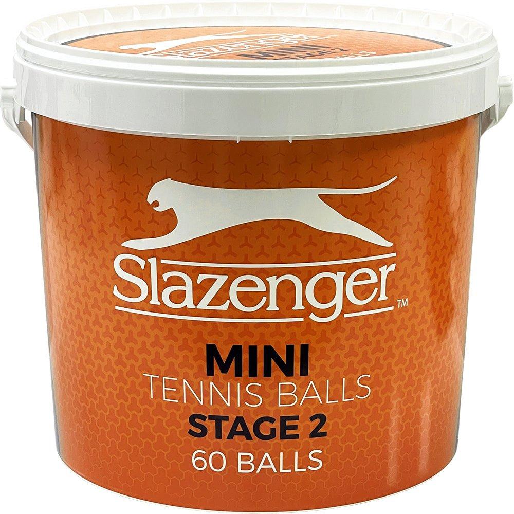Neutral - Slazenger - Slazenger Mini Tennis Orange Bucket (60 Balls) - 1