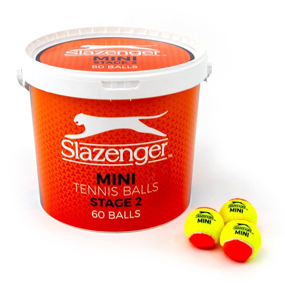 Neutral - Slazenger - Slazenger Mini Tennis Orange Bucket (60 Balls) - 2