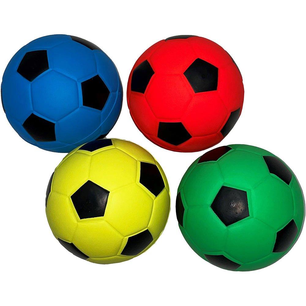 Sports Directory  Foam Football (Set Of 4) - Neutral - 19cm