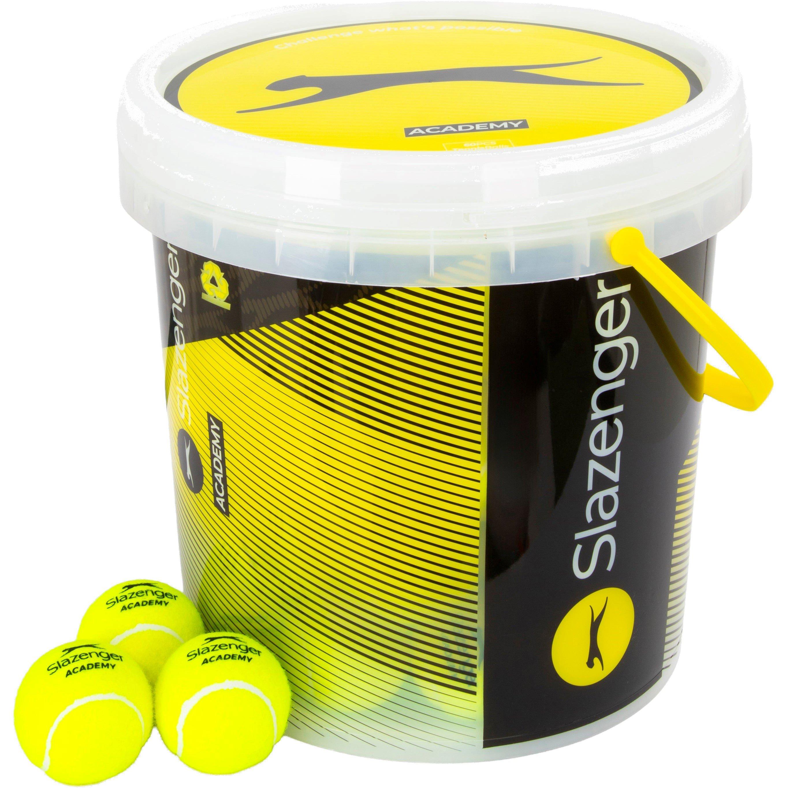 Neutral - Slazenger - Slazenger Academy Trainer Bucket (60 Balls) - 1