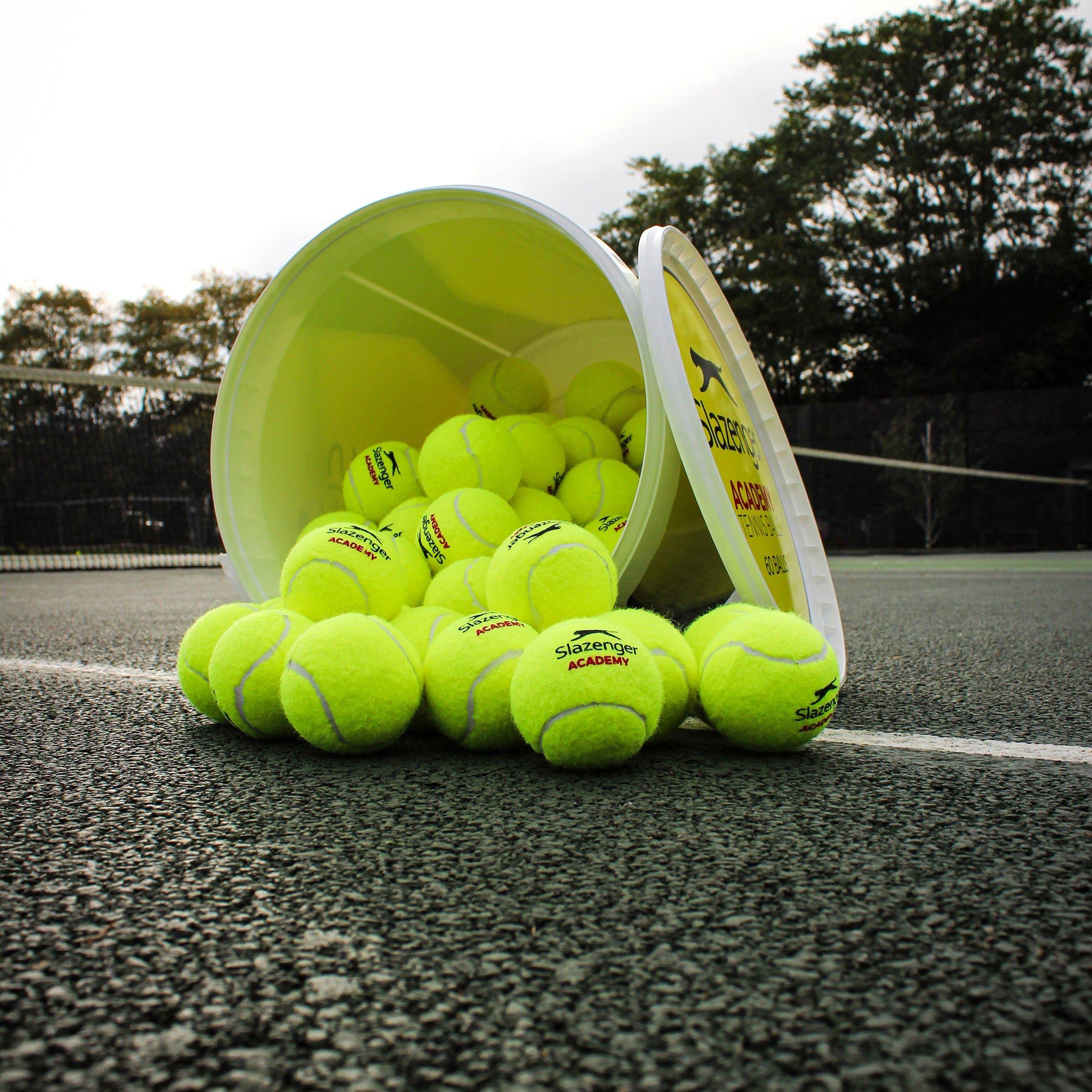 Neutral - Slazenger - Slazenger Academy Trainer Bucket (60 Balls) - 4