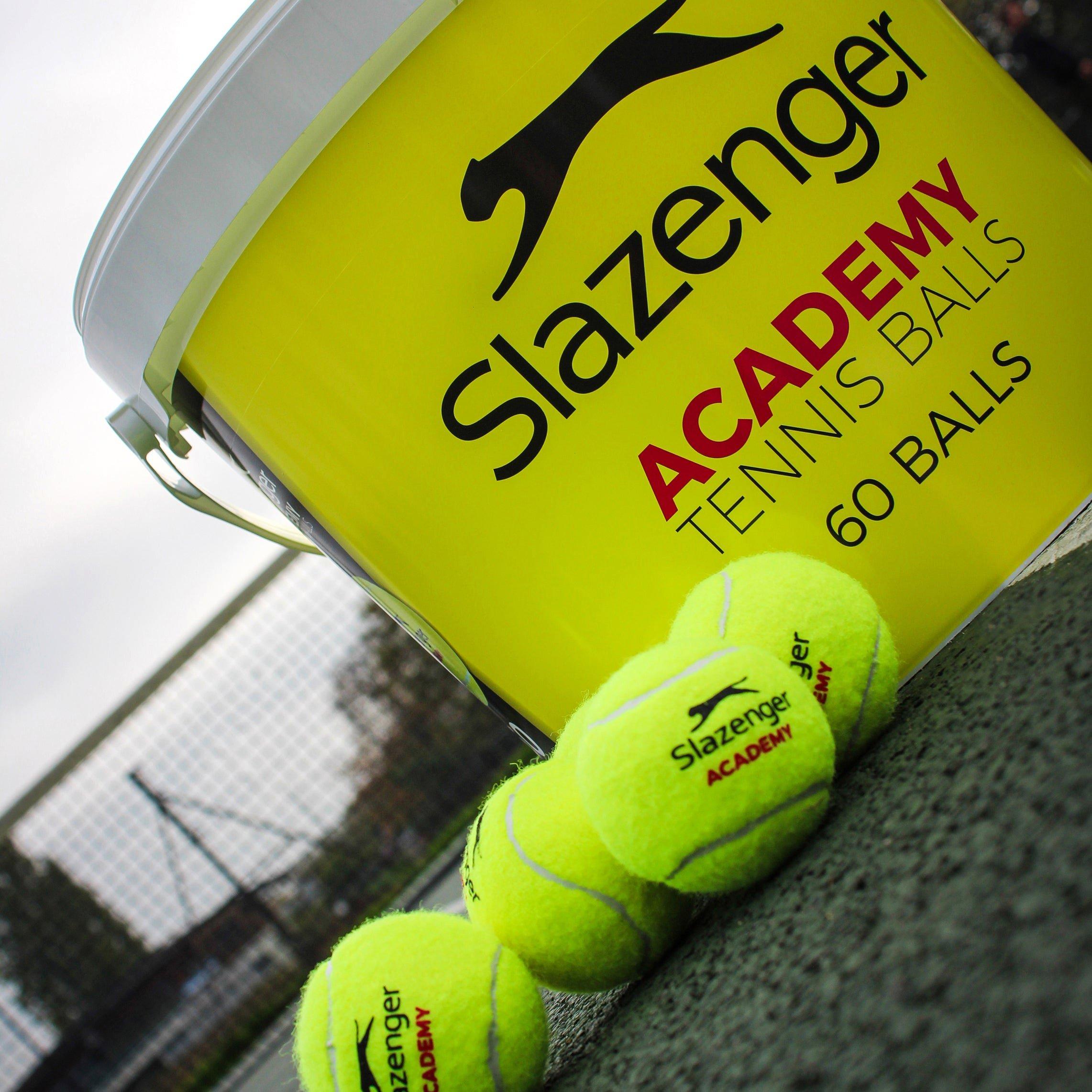 Neutral - Slazenger - Slazenger Academy Trainer Bucket (60 Balls) - 6