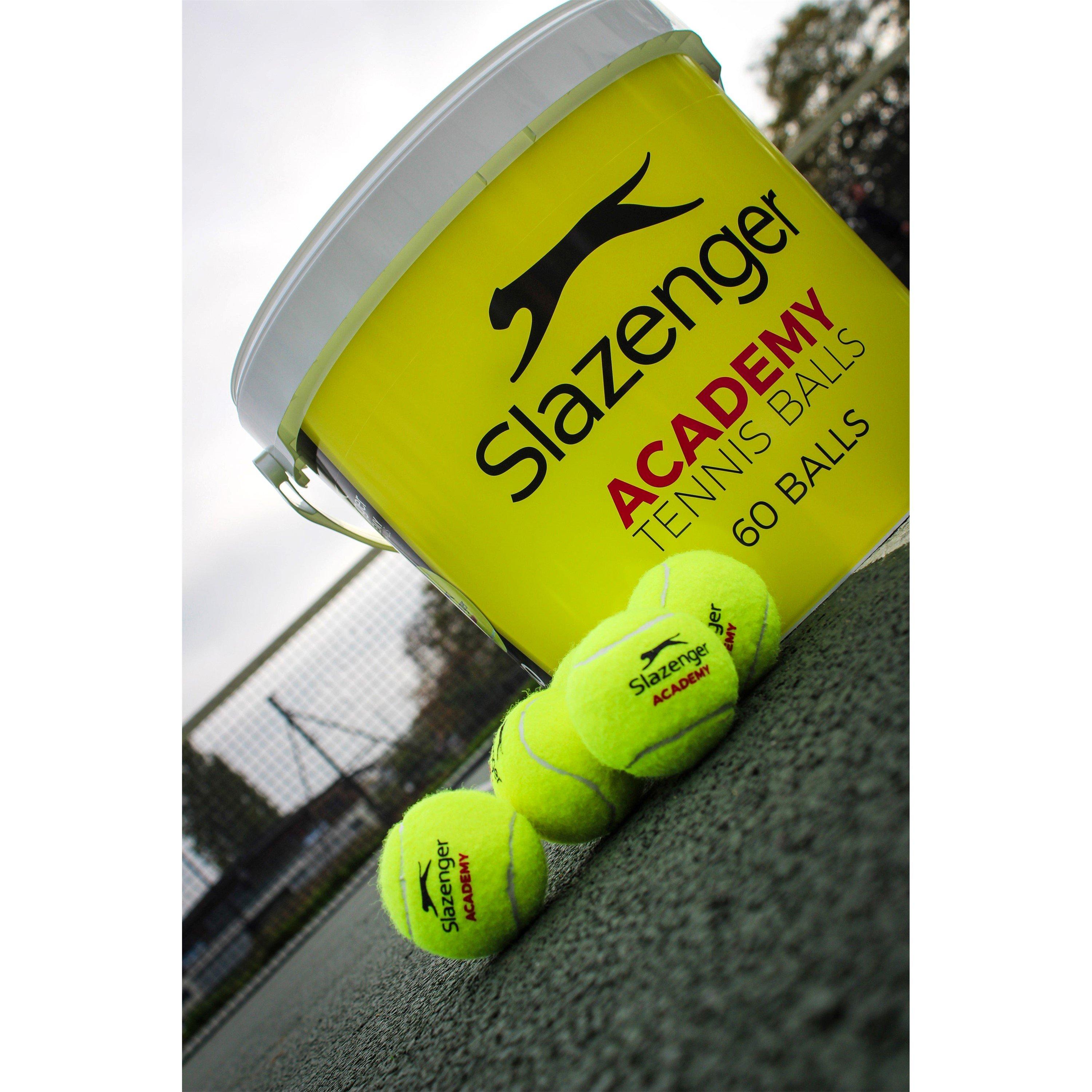 Neutral - Slazenger - Slazenger Academy Trainer Bucket (60 Balls) - 7