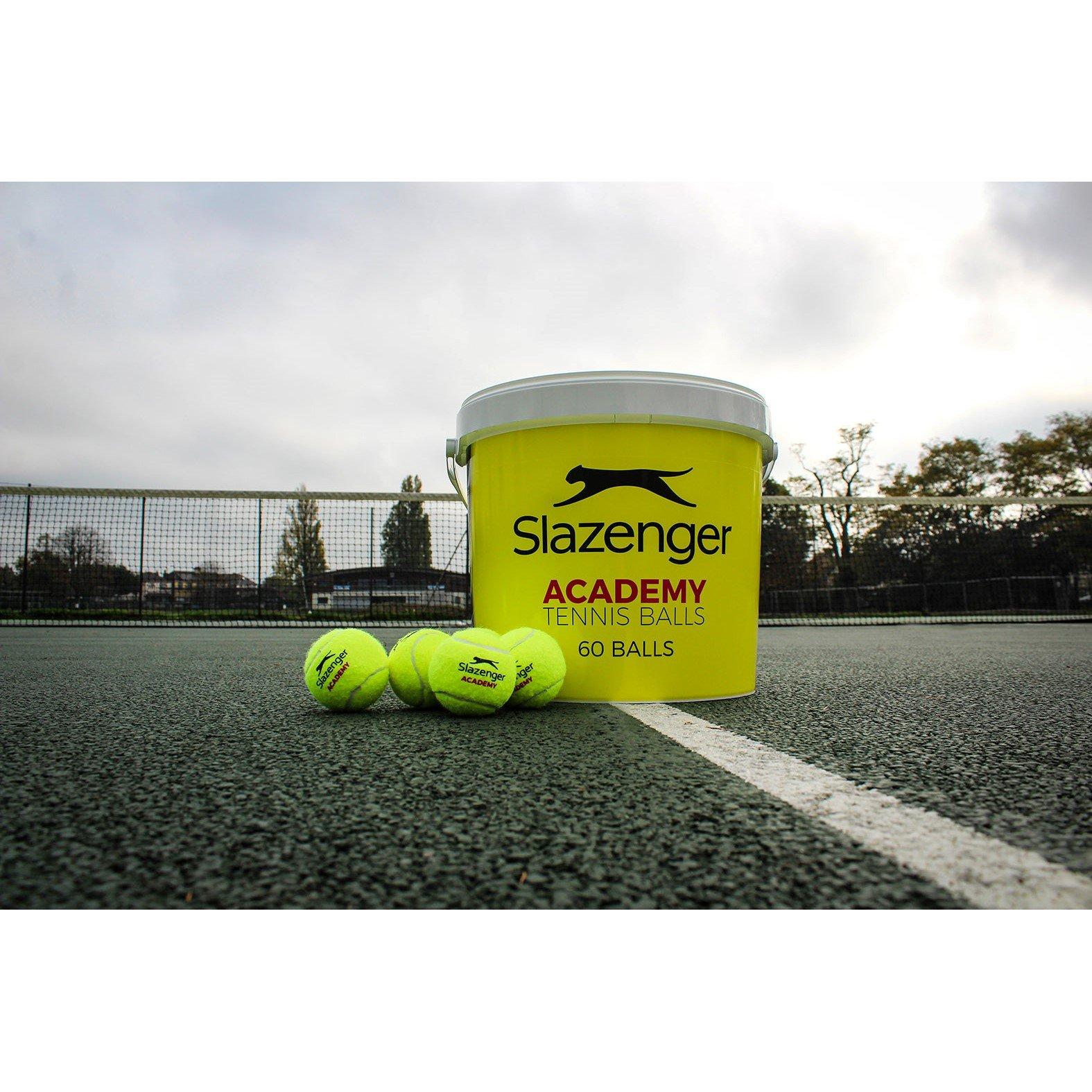 Neutral - Slazenger - Slazenger Academy Trainer Bucket (60 Balls) - 8