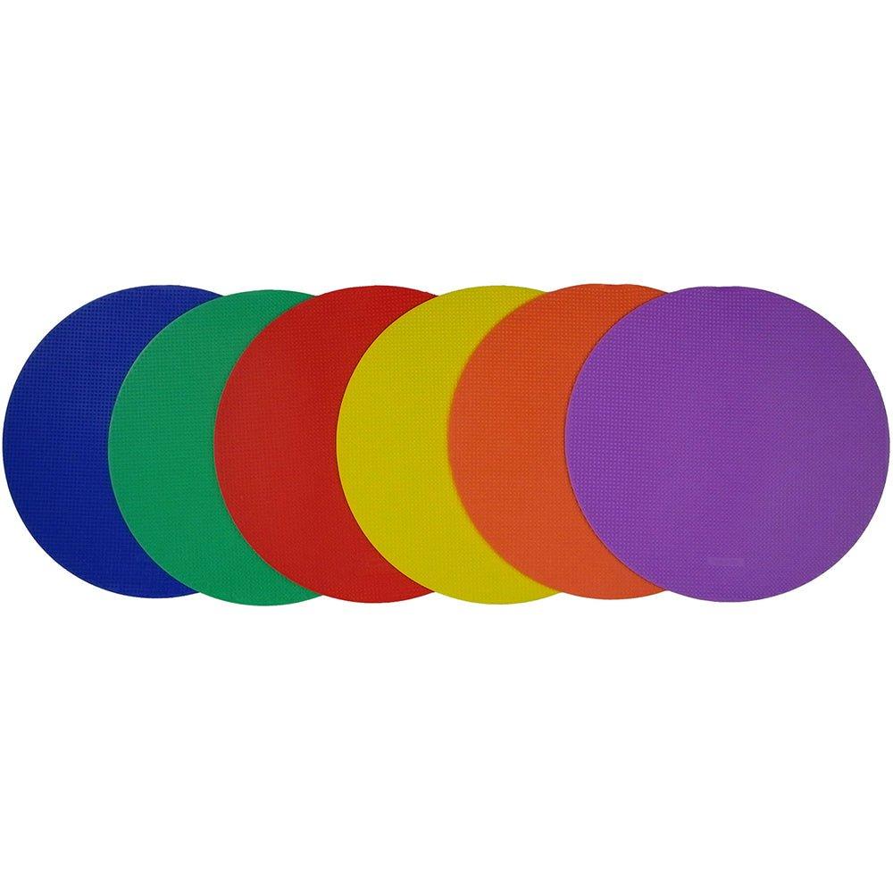 Sports Directory  Sequence Discs Floor Markers (Set Of 6) - Neutral