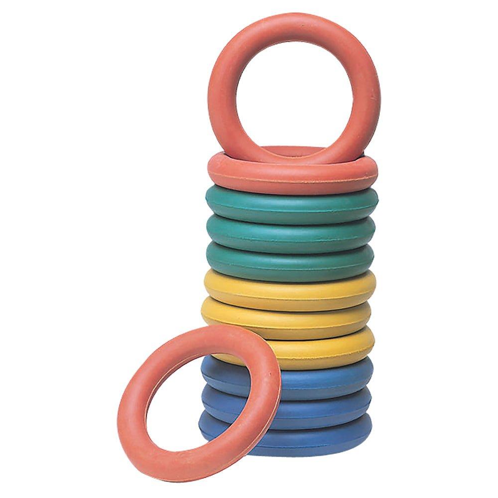 Neutral - Sports Directory - Solid Sponge Rubber Quoits (Set of 12) - 2