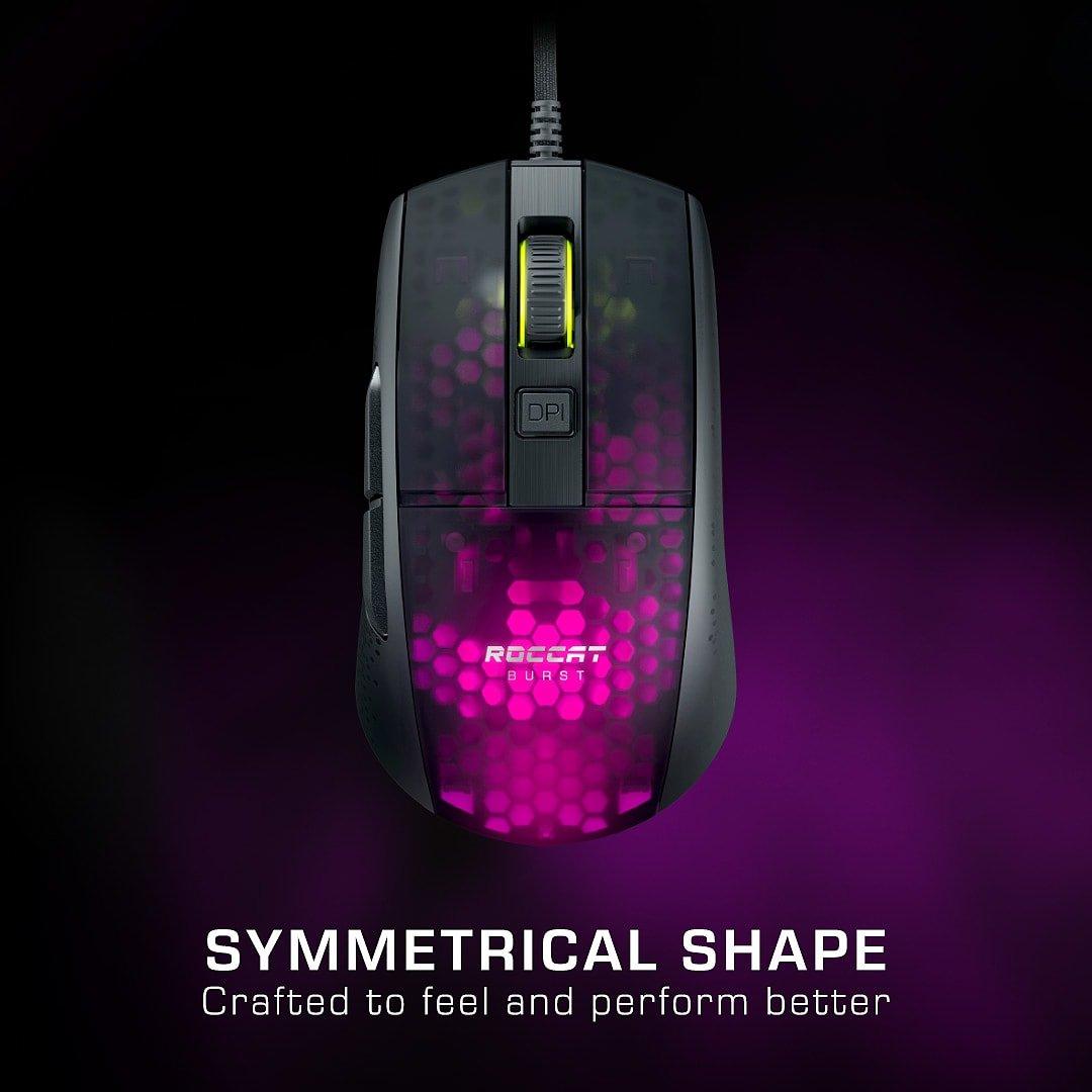 Preto - ROCCAT - Burst Pro Air Mouse Black - 9
