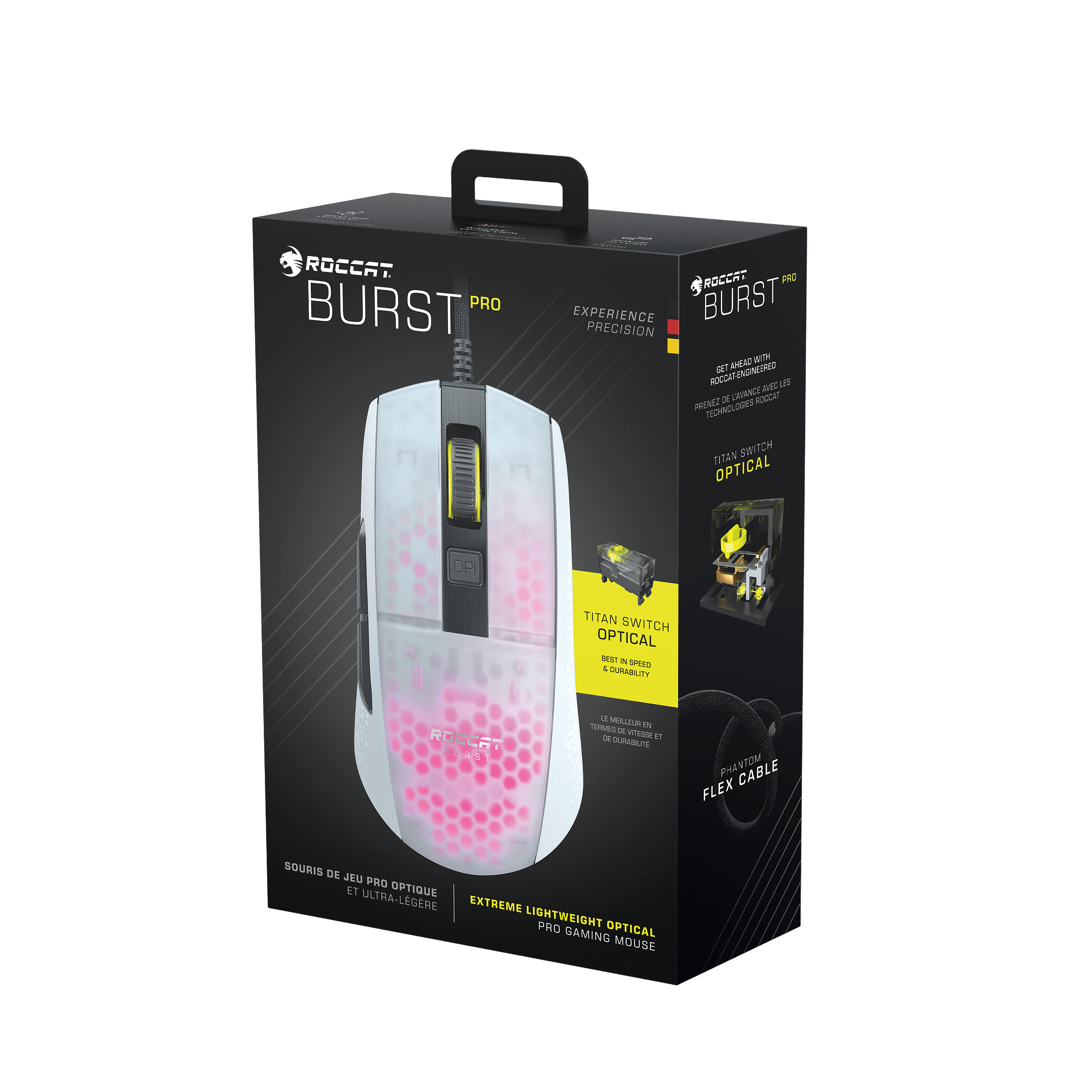 White - ROCCAT - Burst Pro Mouse White - 2