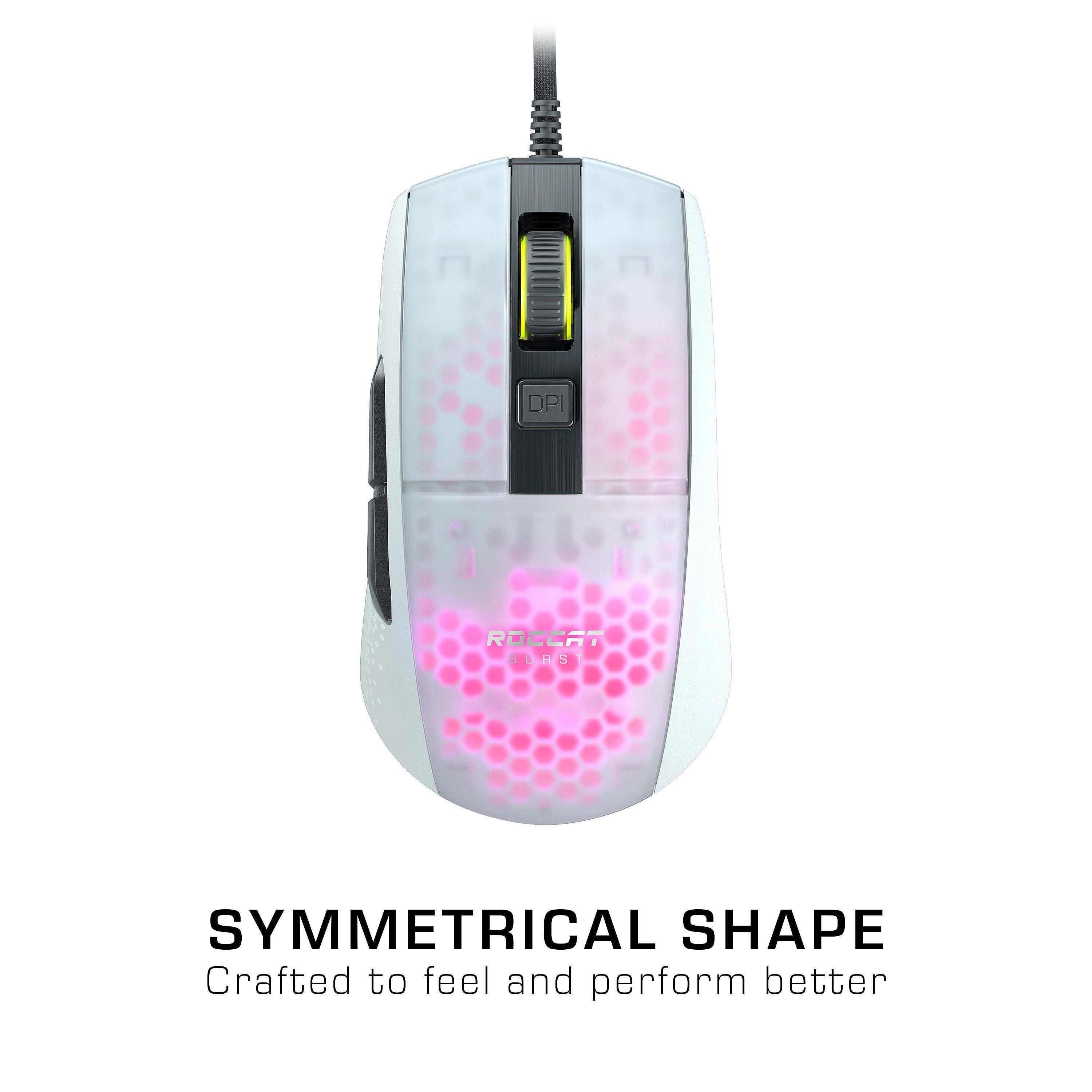 White - ROCCAT - Burst Pro Mouse White - 11