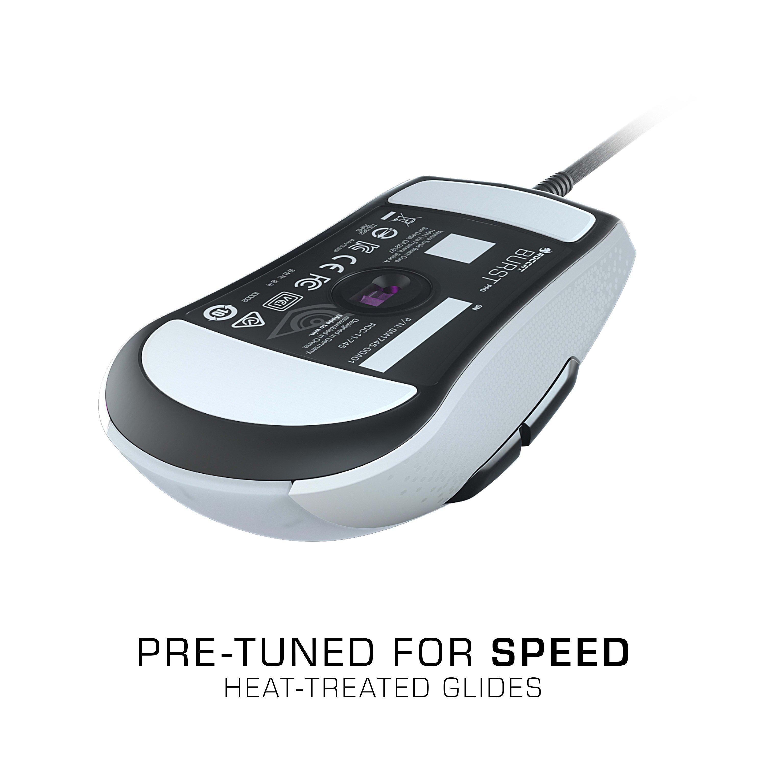 White - ROCCAT - Burst Pro Mouse White - 7