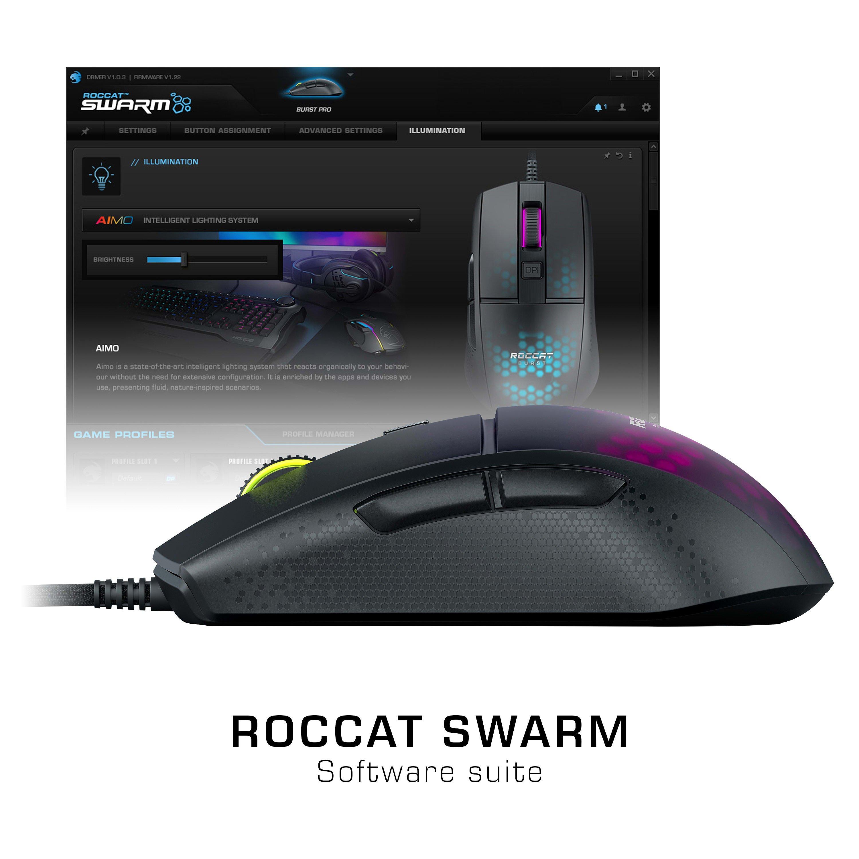 White - ROCCAT - Burst Pro Mouse White - 10