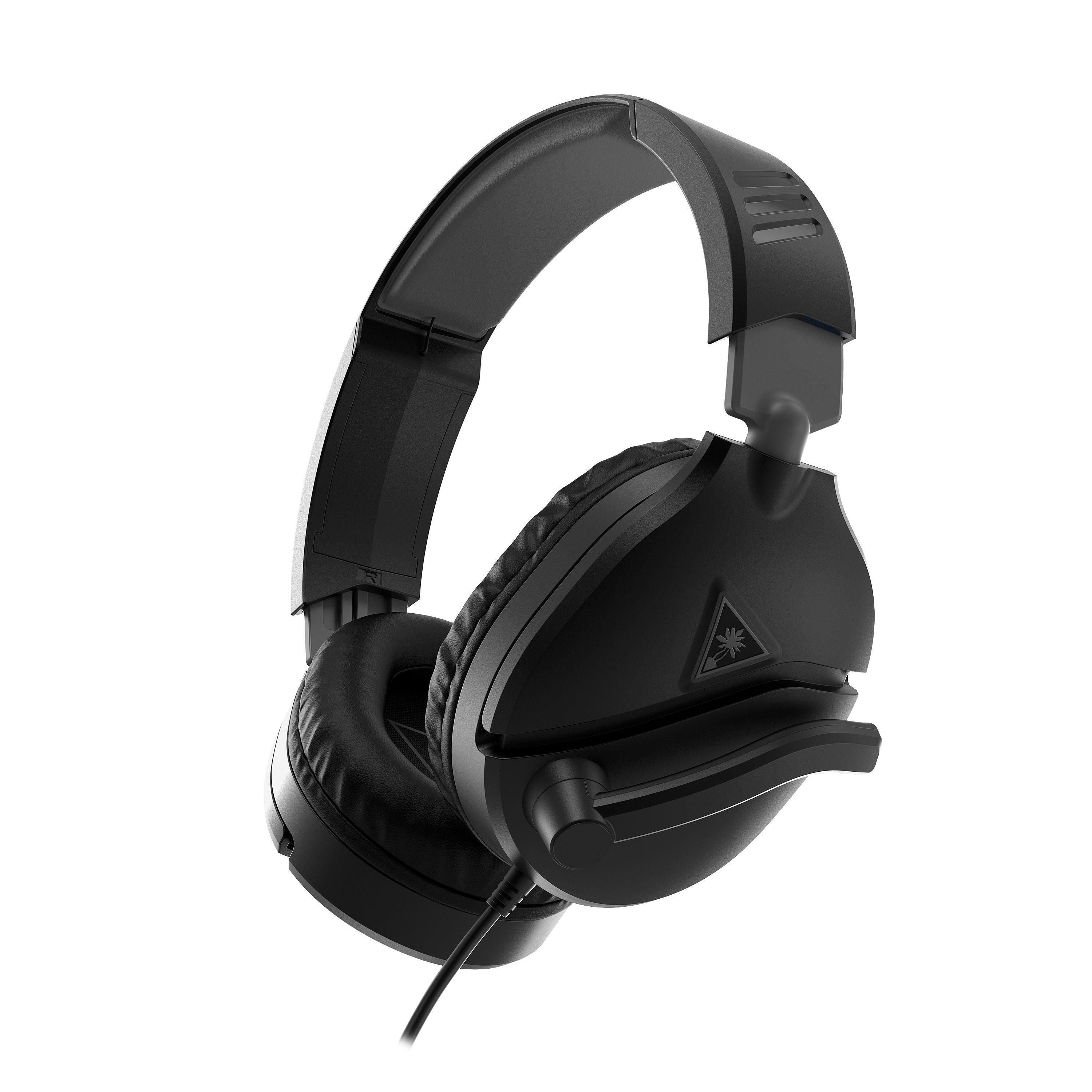 Sort - Turtle Beach - Recon 70 PS5 PS4 Xbox & PC Gaming Headset - Black - 3