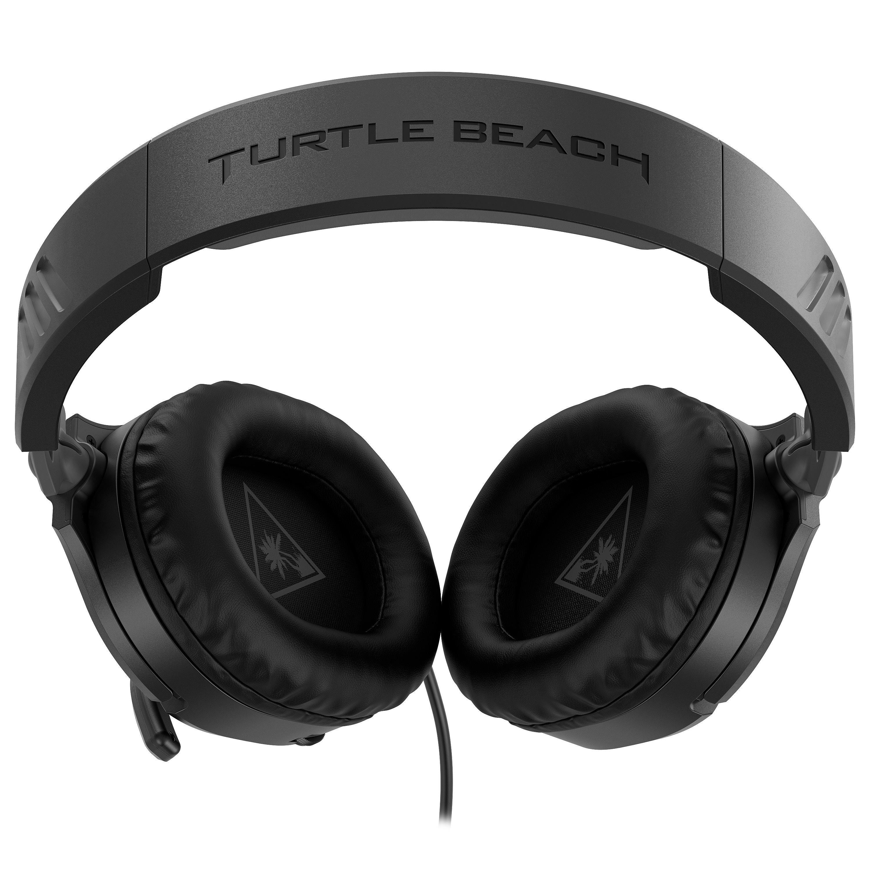 Sort - Turtle Beach - Recon 70 PS5 PS4 Xbox & PC Gaming Headset - Black - 6