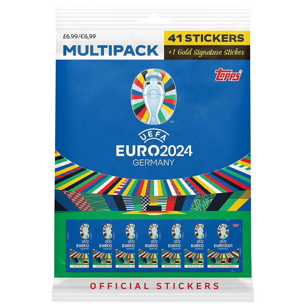 Merchandise - Topps - Official Euro 2024 Sticker Multipack