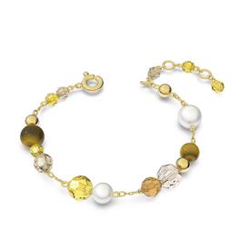 Swarovski Somnia bracelet, Multicolored, Gold tone plated