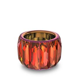 Swarovski Curiosa cocktail ring, Baguette cut, Pink