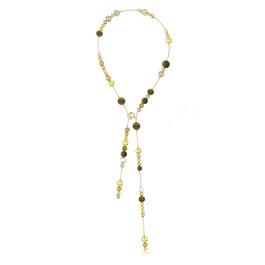 Swarovski Somnia Y necklace, Multicolored, Gold tone plated