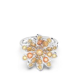 Swarovski Eternal Flower ring, Flower, Multicolored, Rhodium plated