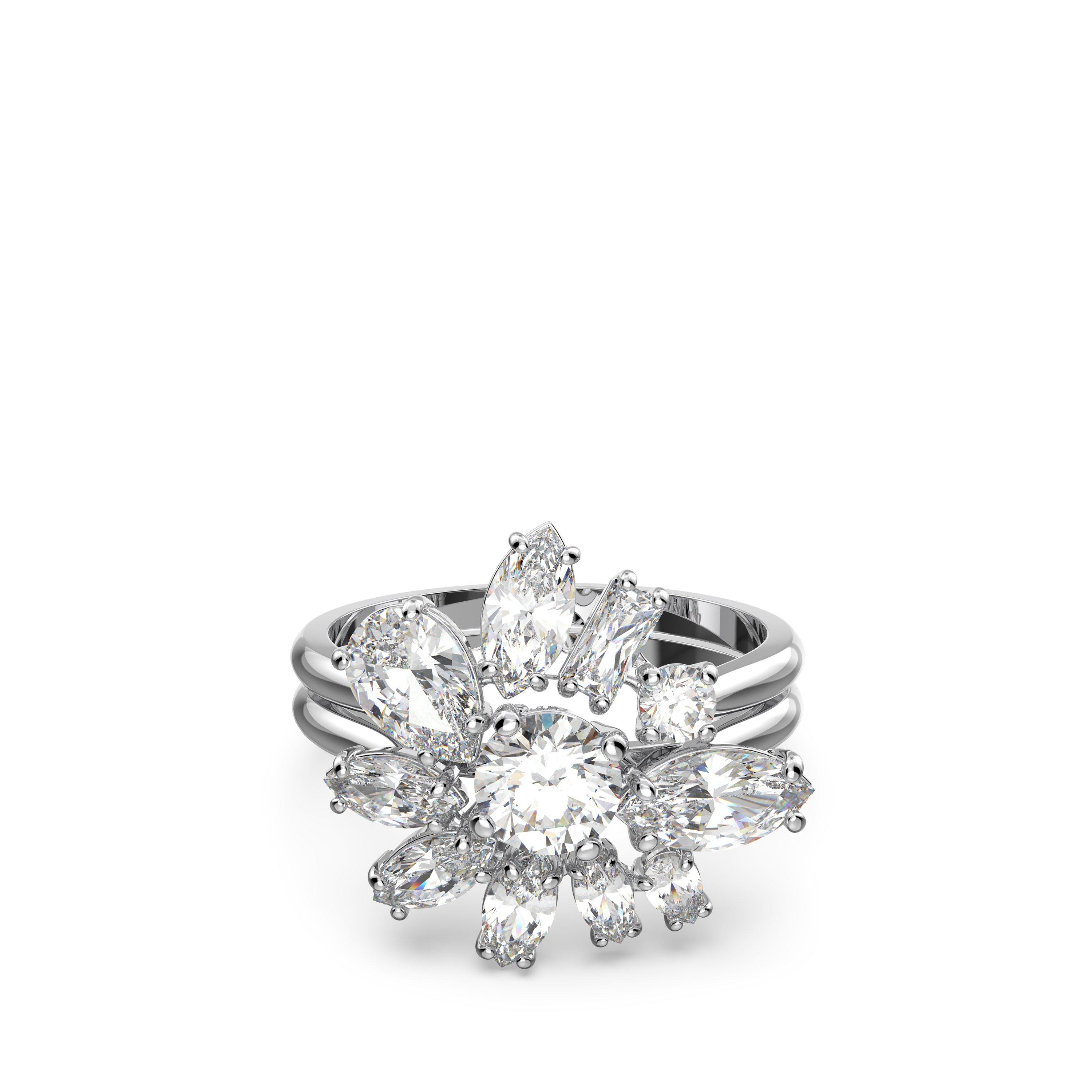 Krystal - Swarovski - Women's Gema Band Ring - 1