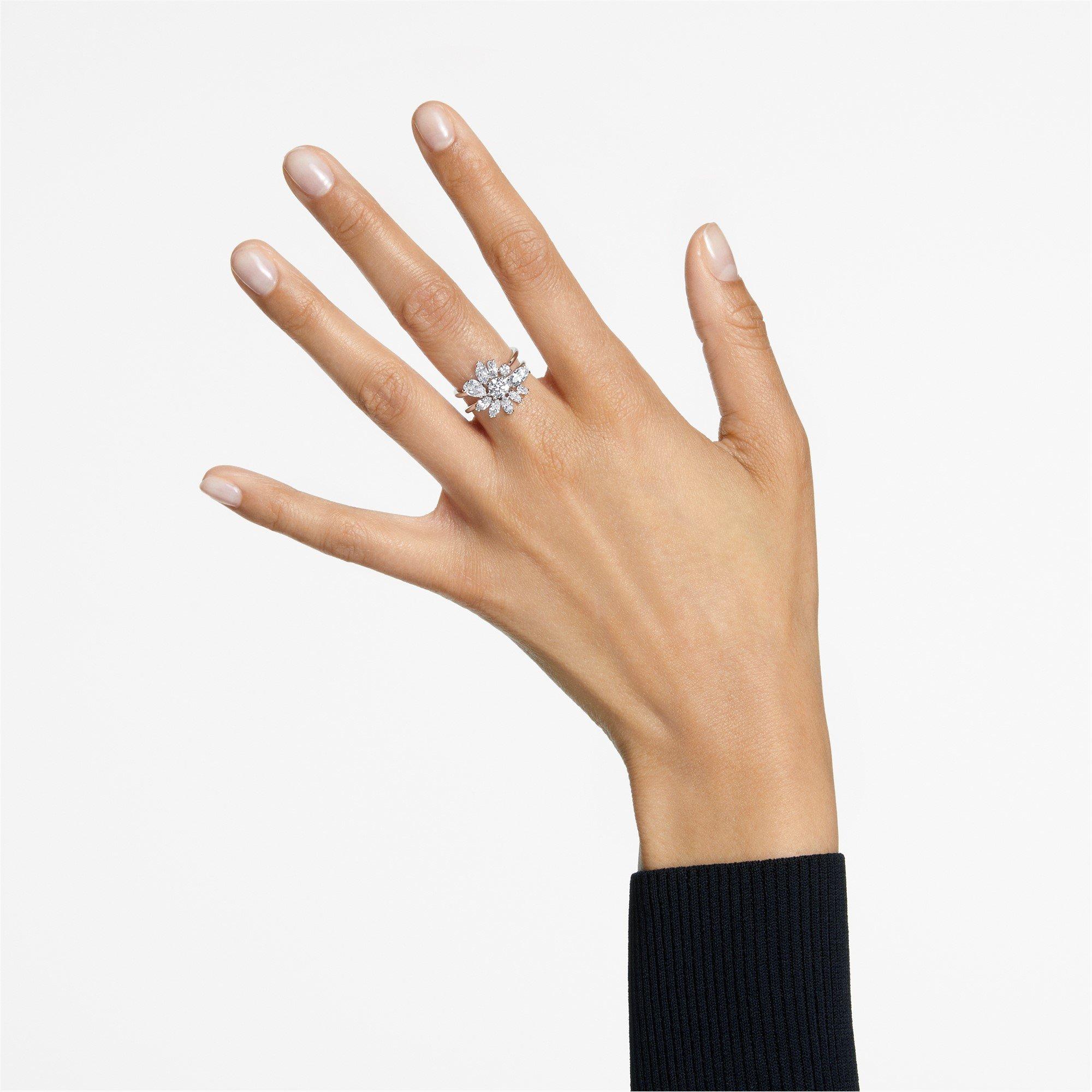 Krystal - Swarovski - Women's Gema Band Ring - 2