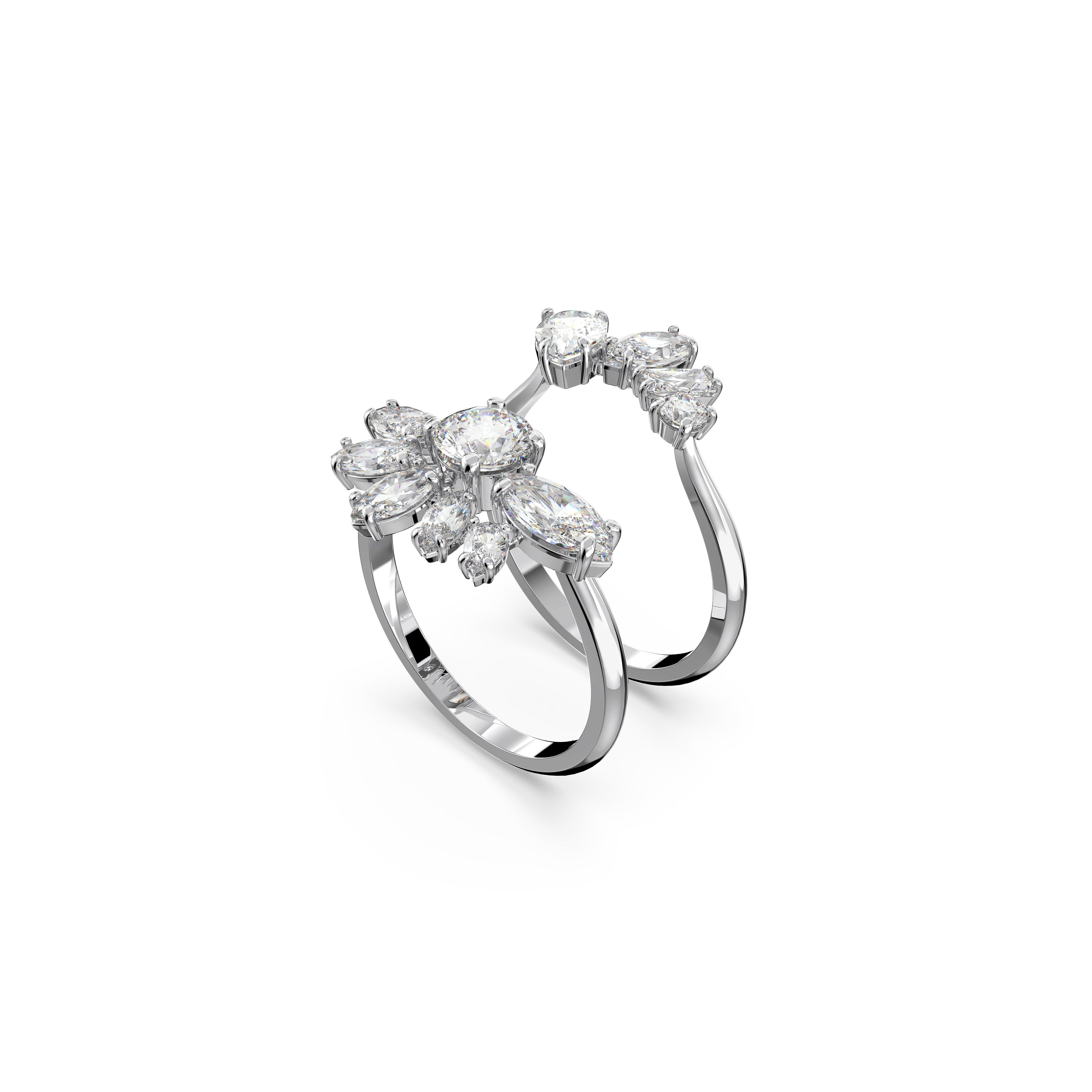 Krystal - Swarovski - Women's Gema Band Ring - 4